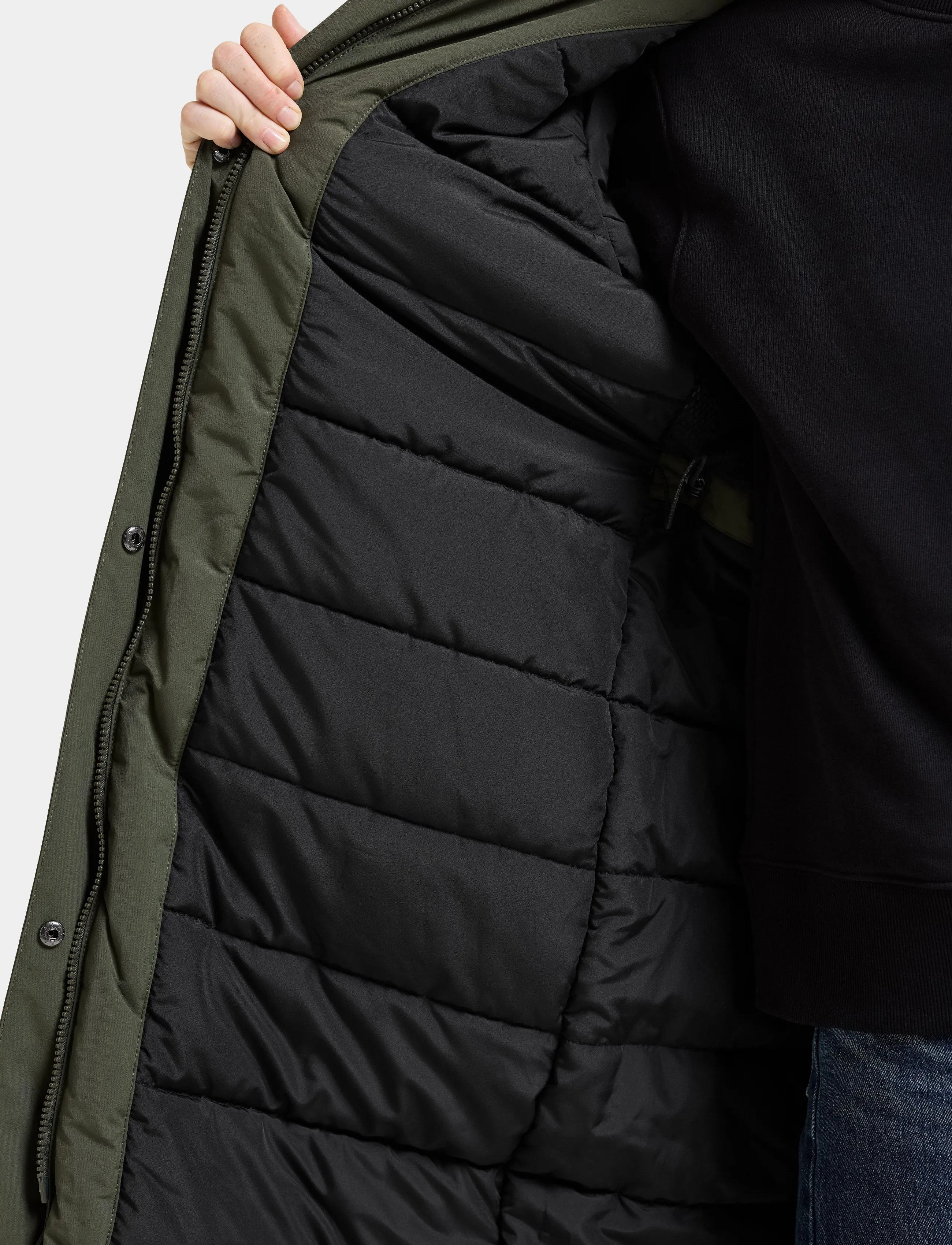 Didriksons - Neja Parka Long - vinterjakker - deep green - 4