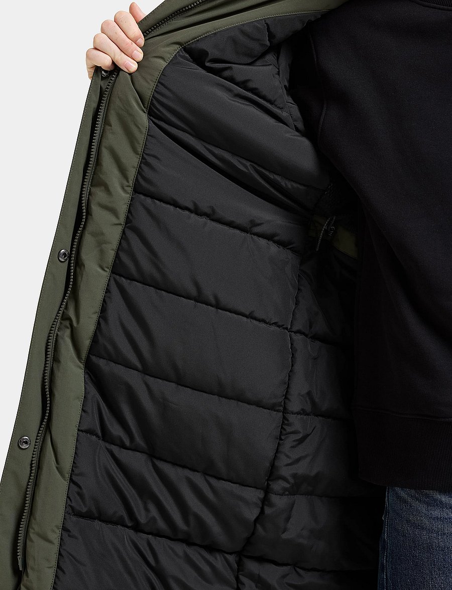 Didriksons - Neja Parka Long - vinterjakker - deep green - 4
