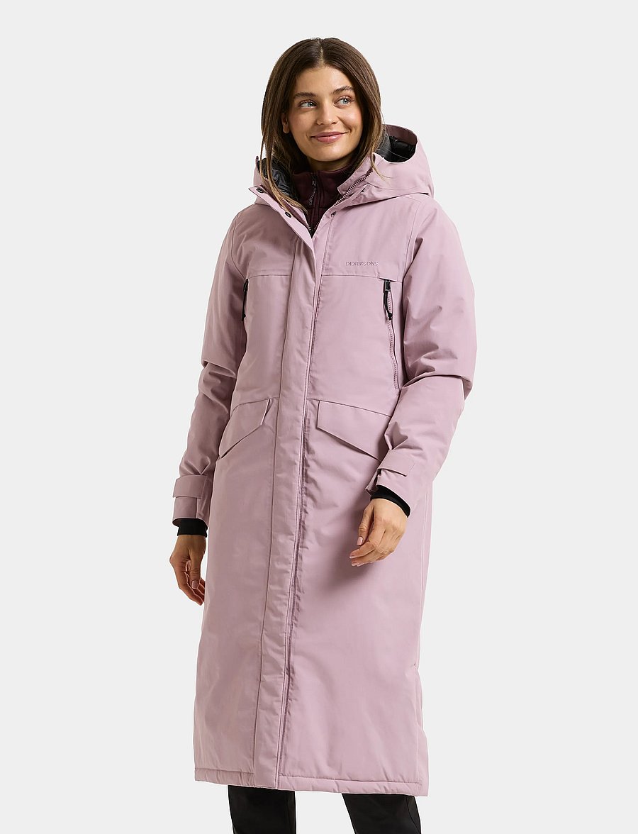 Didriksons - Neja Parka Long - joped - lilac haze - 0