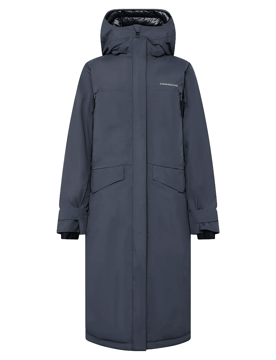 Didriksons - Neja Parka Long - vinterjakker - sleepy blue - 1