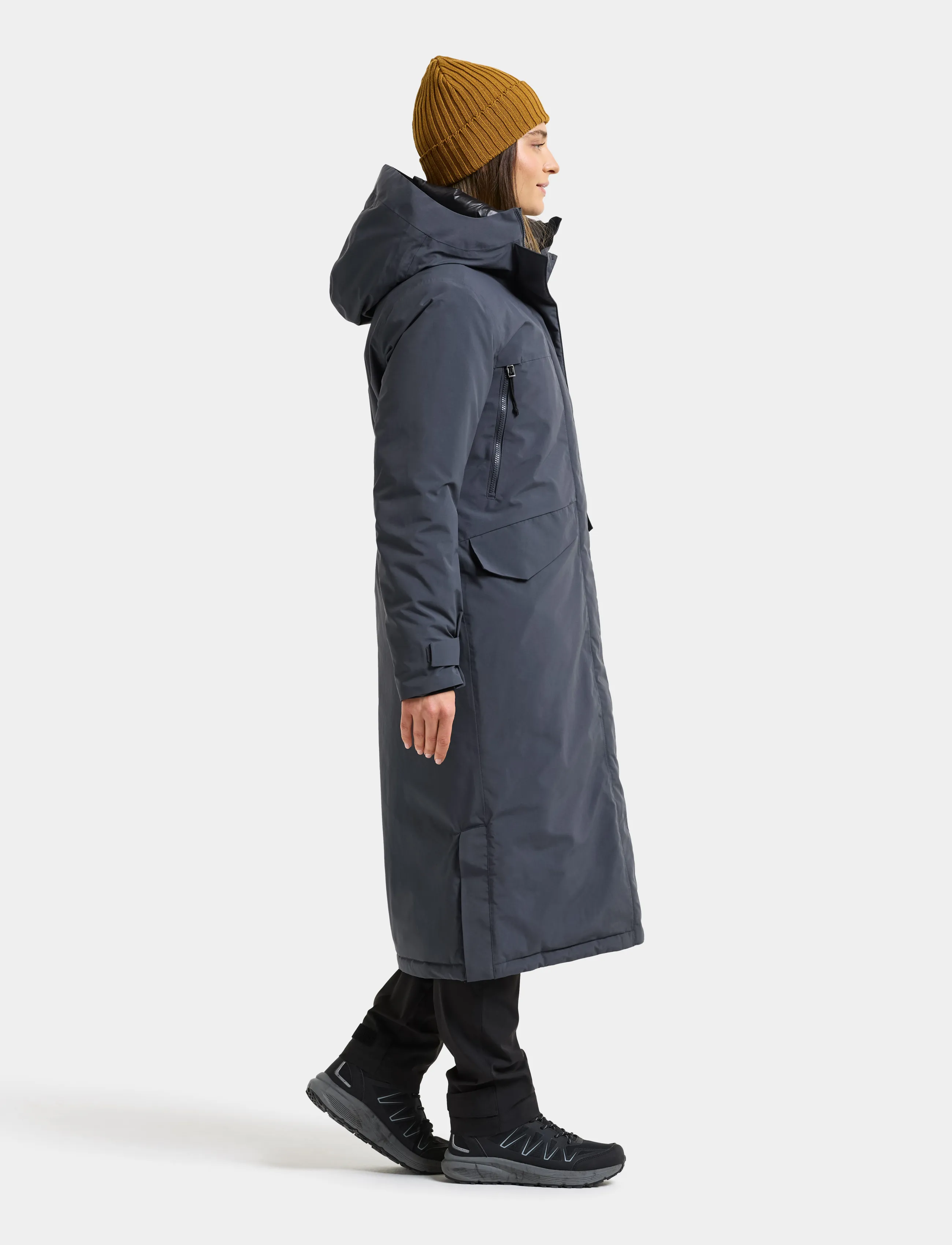 Didriksons - Neja Parka Long - vinterjakker - sleepy blue - 5