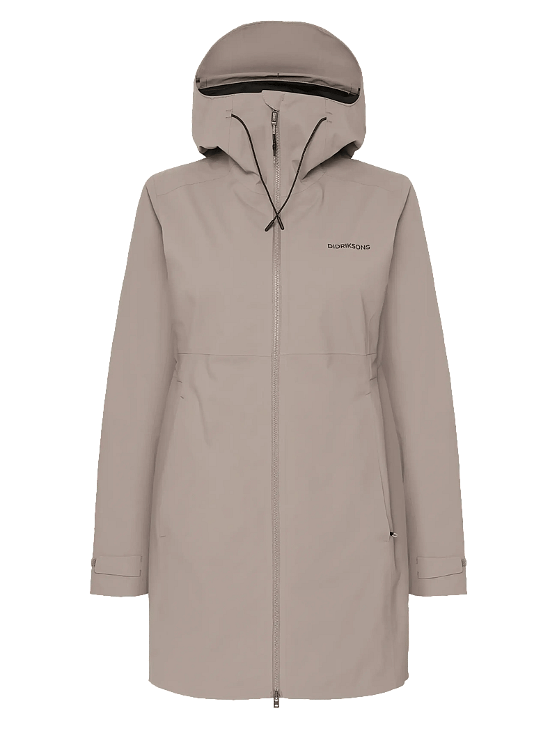 Didriksons - Bea Parka - regenmäntel - ash brown - 1