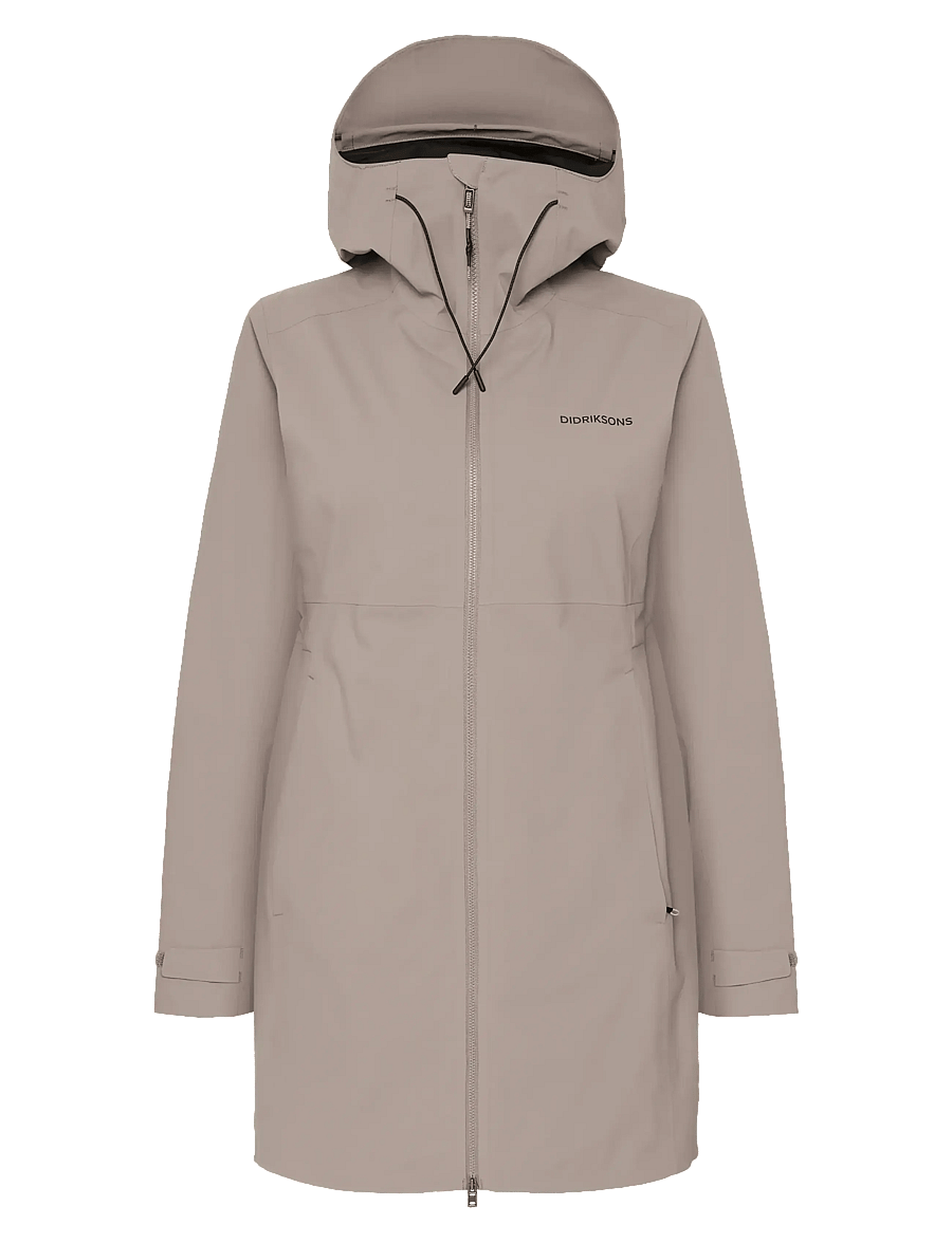 Didriksons - Bea Parka - regenmäntel - ash brown - 1