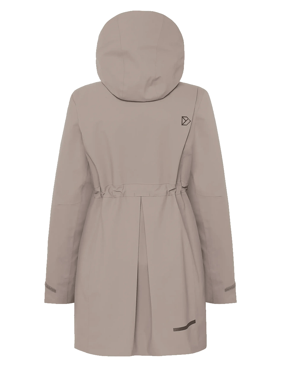 Didriksons - Bea Parka - regenmäntel - ash brown - 2