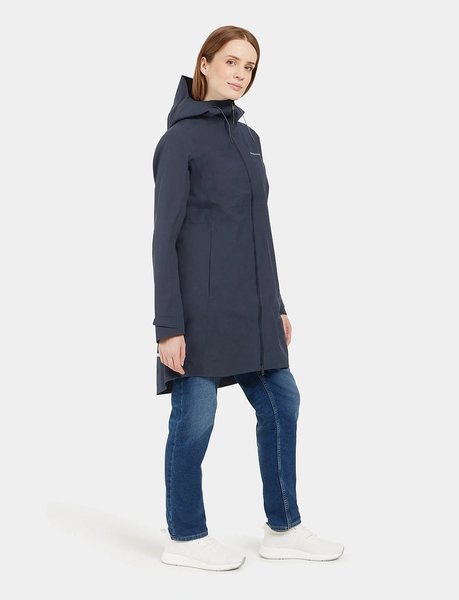 Didriksons - Bea Parka - regnjackor - dark night blue - 4