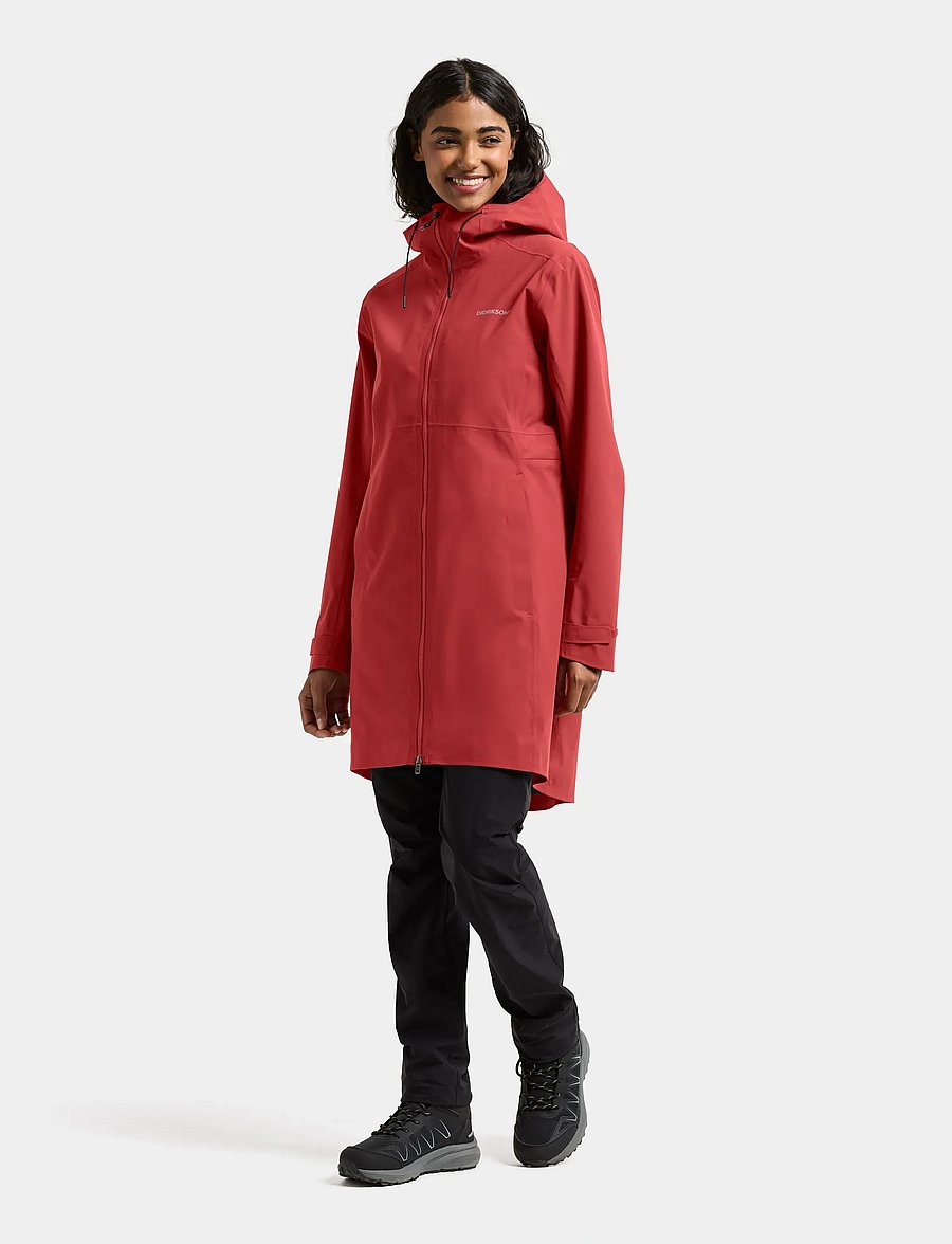 Didriksons - Bea Parka - regenmäntel - spring red - 3
