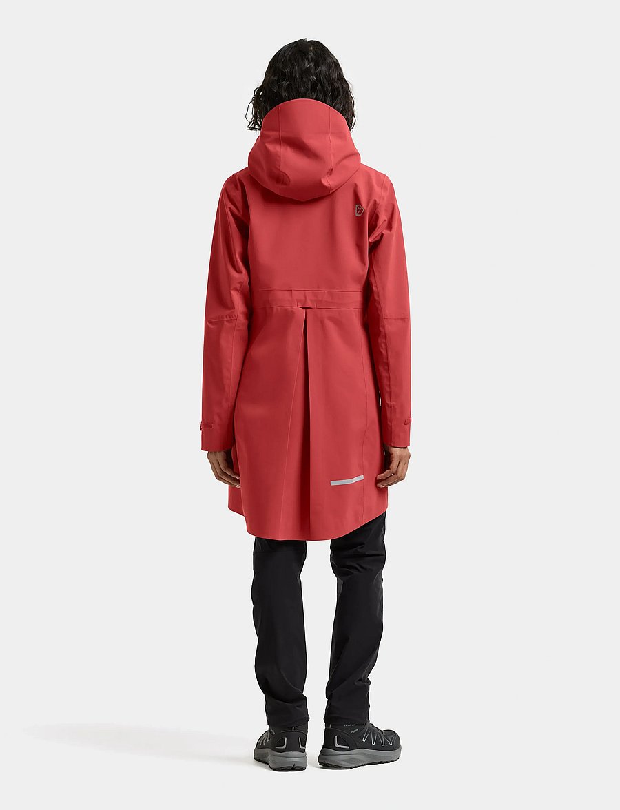 Didriksons - Bea Parka - regenmäntel - spring red - 4