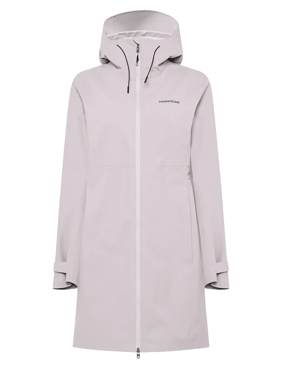 Didriksons - Bea Parka - regnjackor - sunrise mist - 1