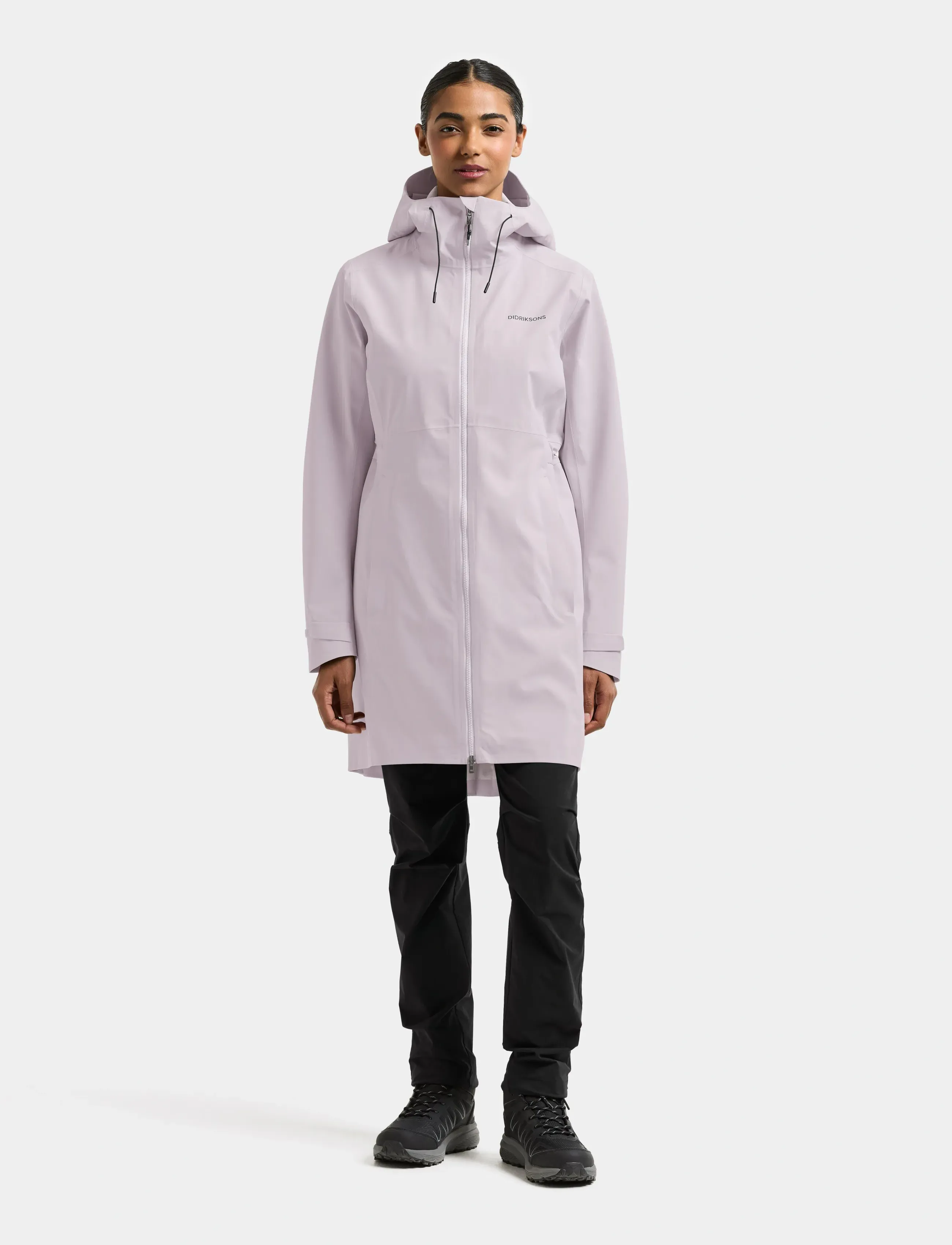 Didriksons - Bea Parka - regnjackor - sunrise mist - 3