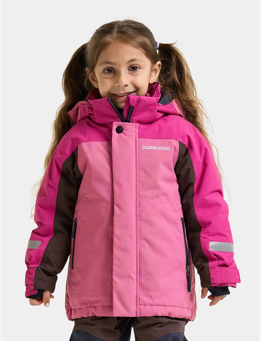 Didriksons - Neptun Kids' Jacket - skijacken - heather pink - 0