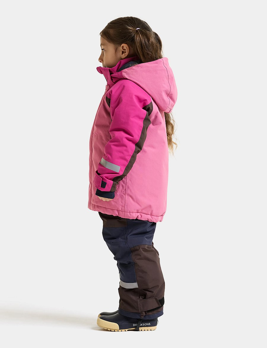 Didriksons - Neptun Kids' Jacket - skijacken - heather pink - 4