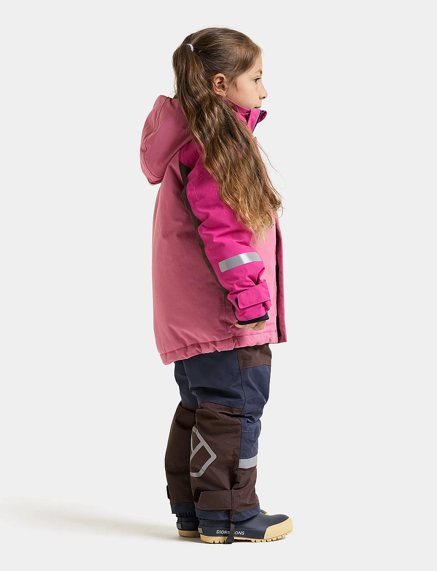 Didriksons - Neptun Kids' Jacket - skijacken - heather pink - 5