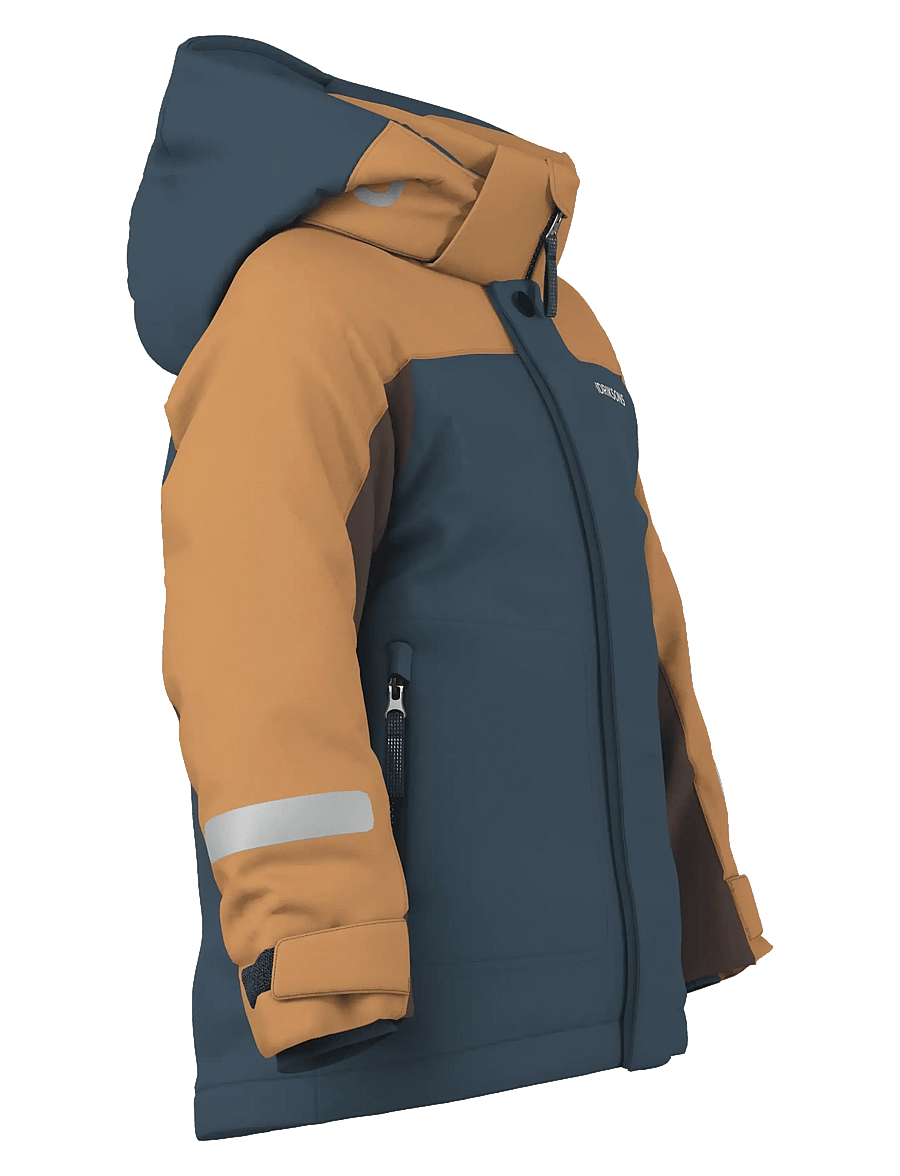 Didriksons - Neptun Kids' Jacket - skijakker - mountain blue - 3