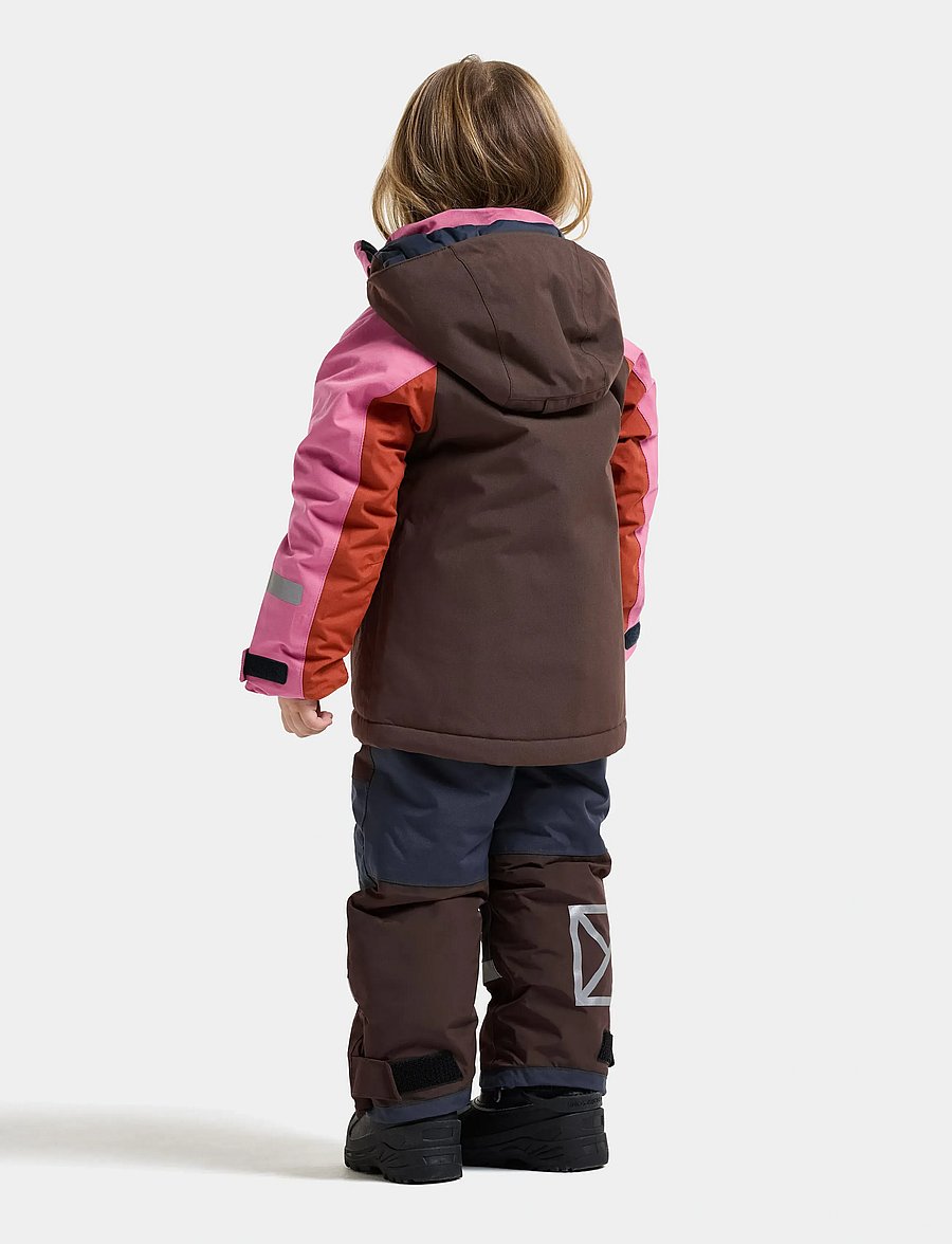 Didriksons - Neptun Kids' Jacket - skijacken - shadow brown - 4