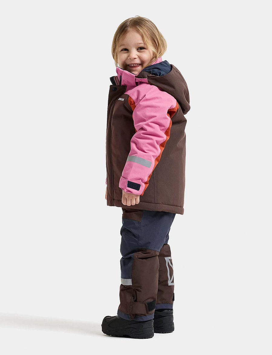 Didriksons - Neptun Kids' Jacket - skijacken - shadow brown - 5