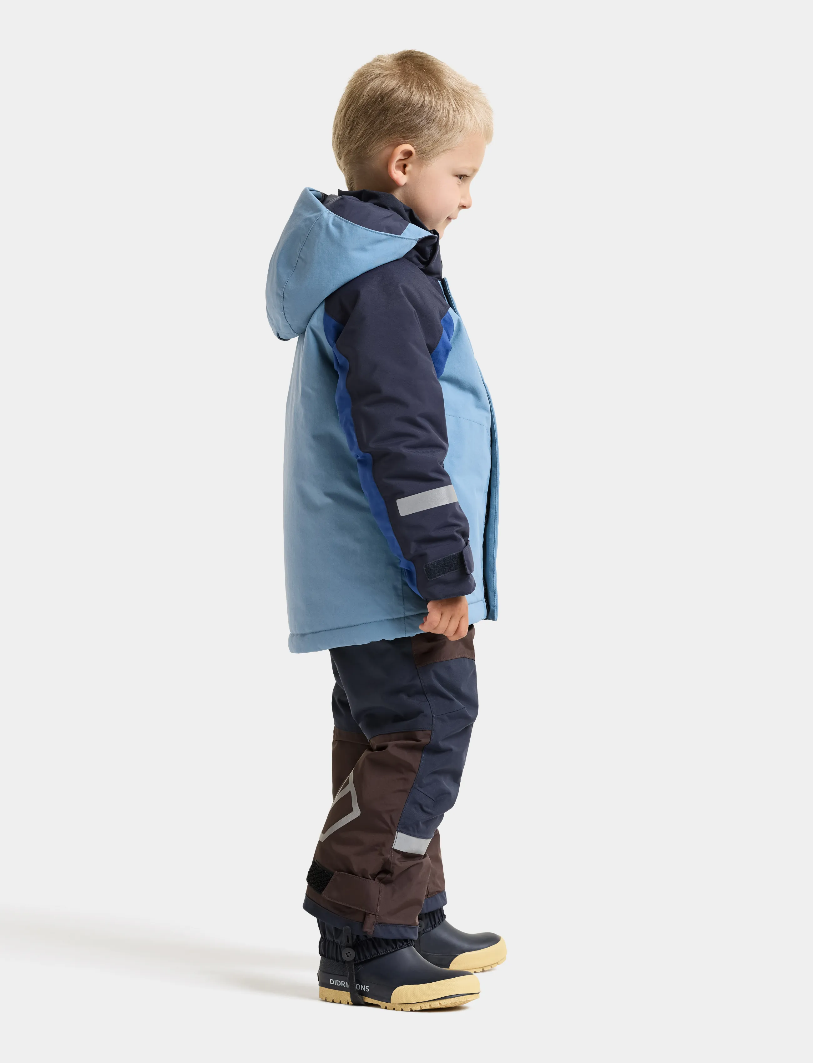 Didriksons - Neptun Kids' Jacket - skijakker - winter blue - 4