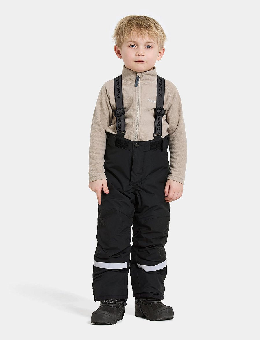 Didriksons - Idre Kids' Pants - skidbyxor - black - 0