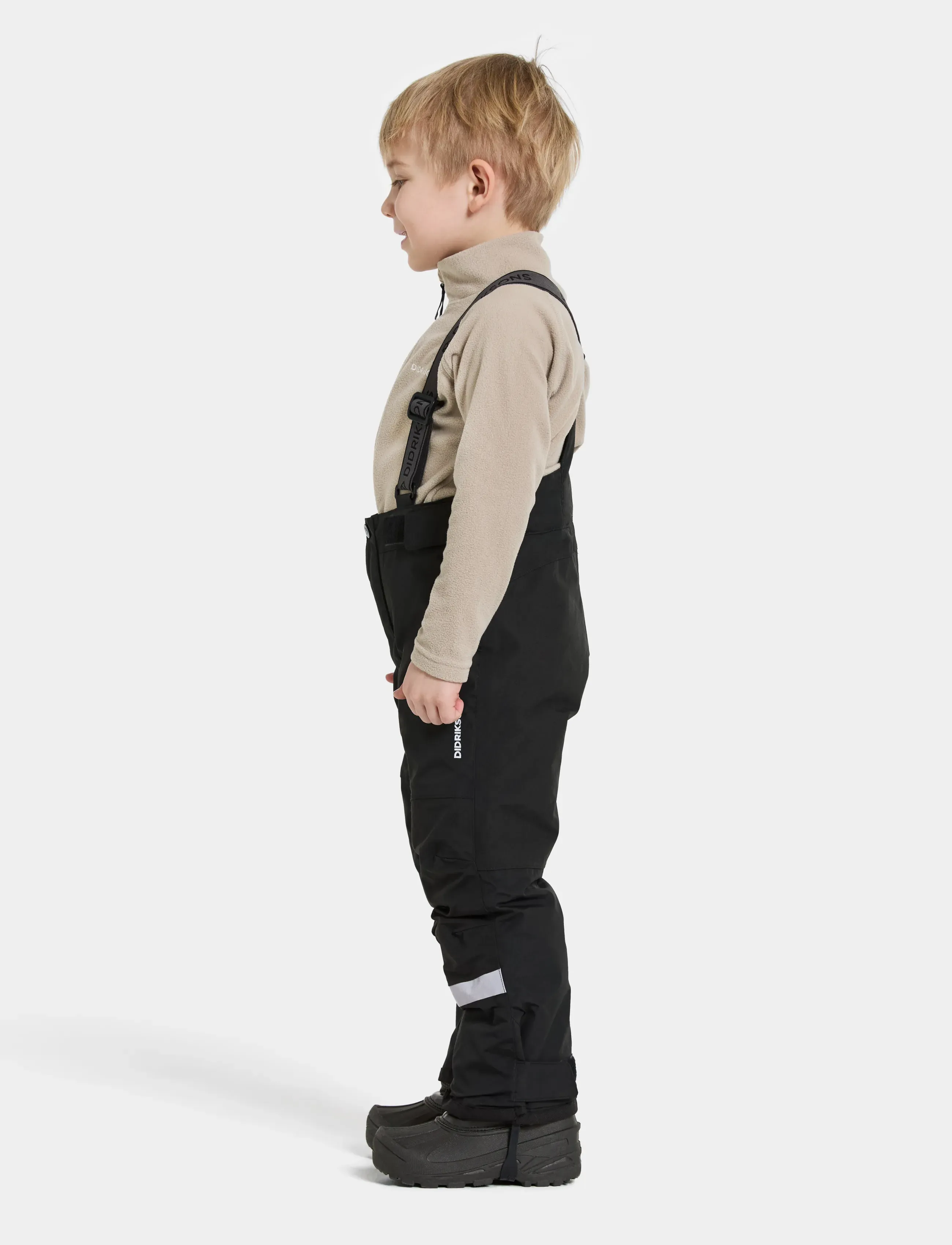 Didriksons - Idre Kids' Pants - skidbyxor - black - 3