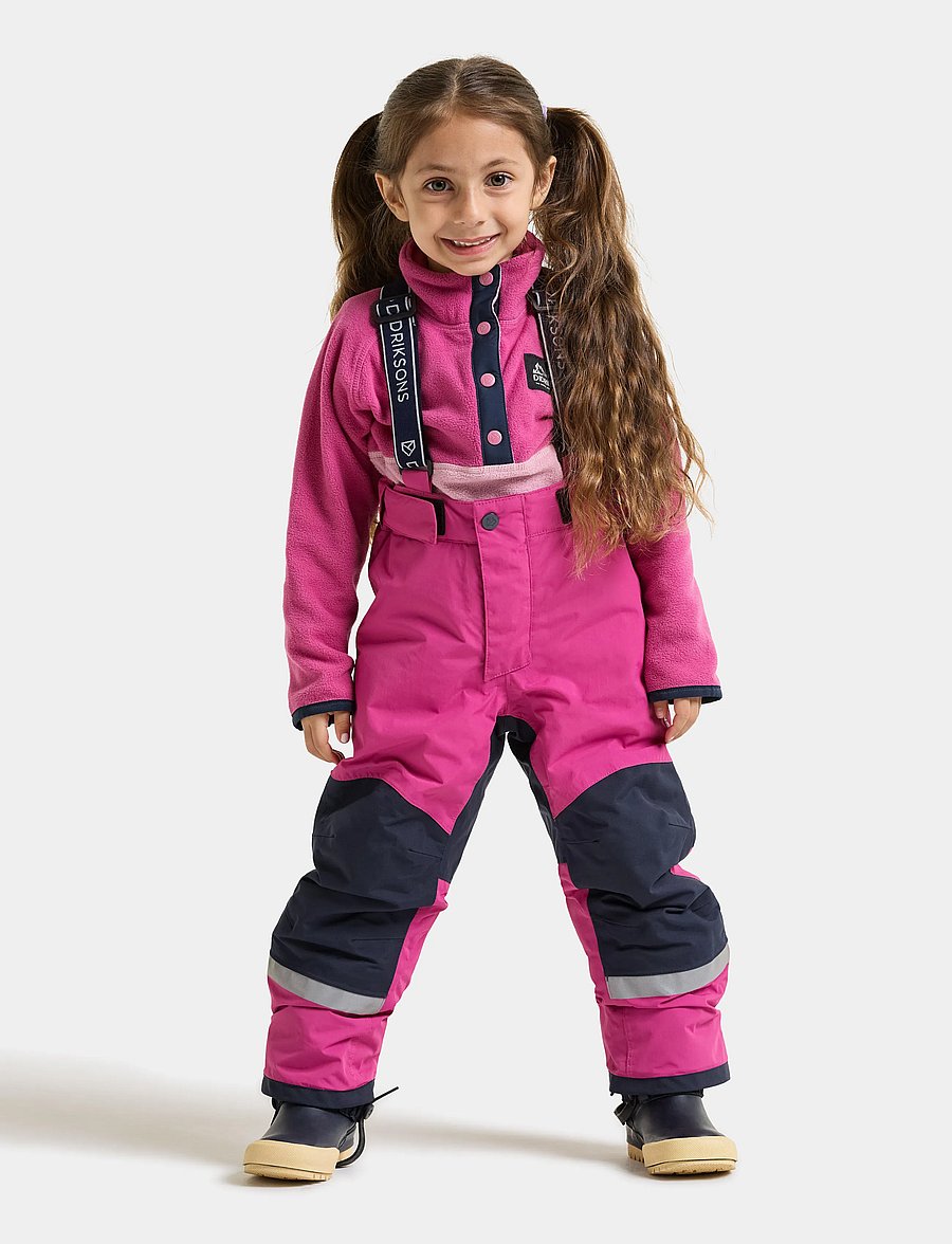 Didriksons - Idre Kids' Pants - suusapüksid - cactus pink - 0