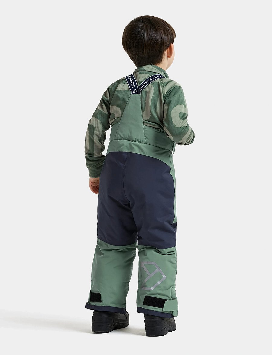 Didriksons - Idre Kids' Pants - skibukser - dark moss - 3