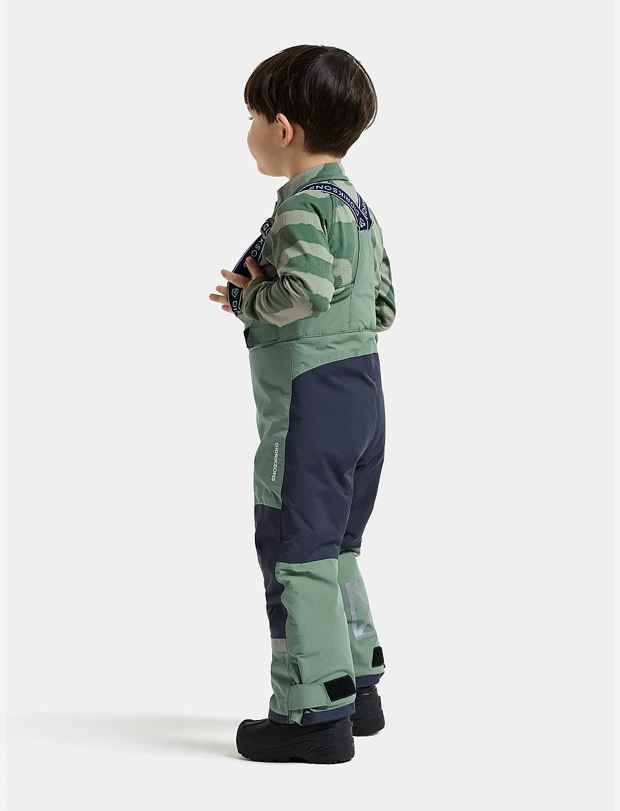 Didriksons - Idre Kids' Pants - skibukser - dark moss - 5