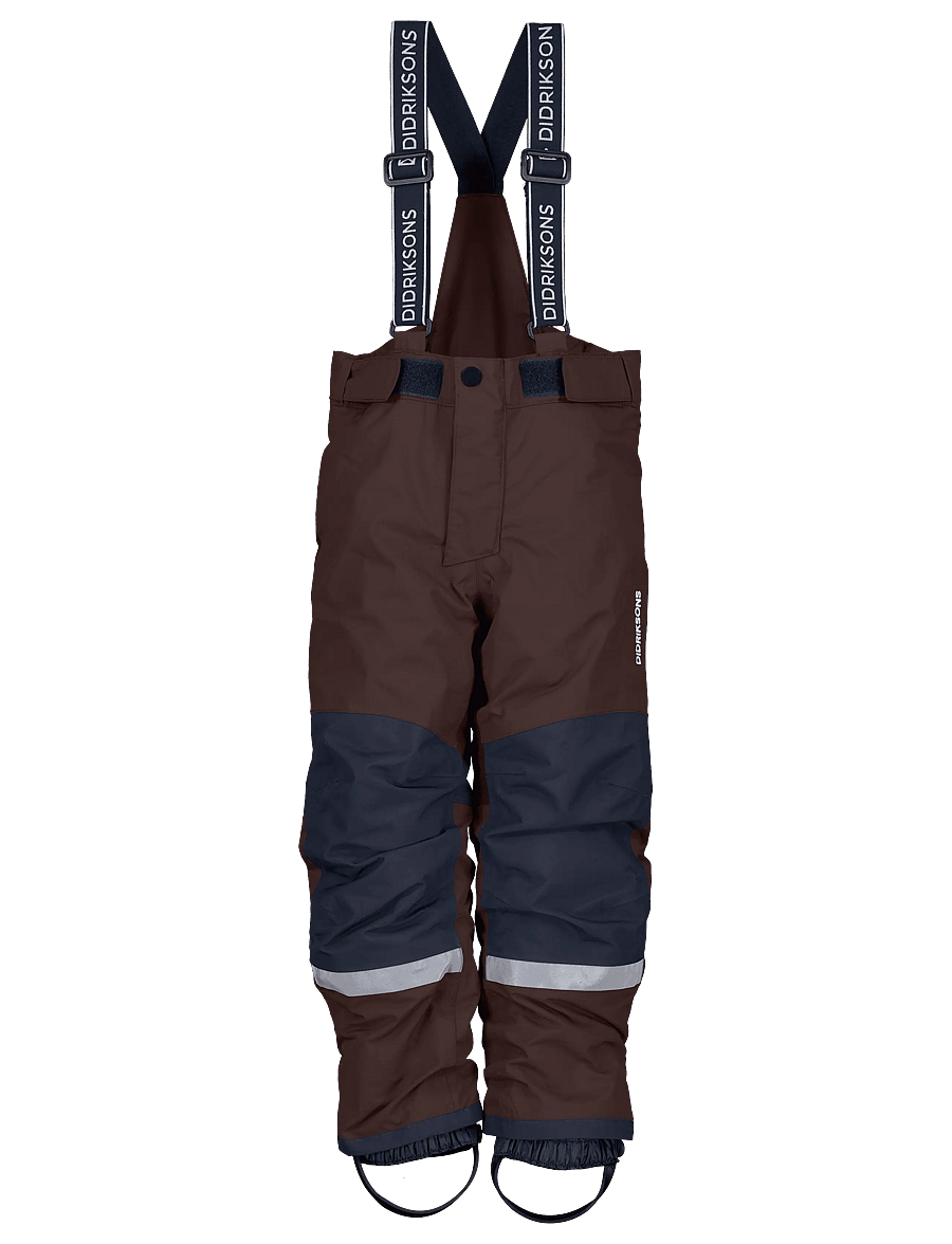 Didriksons - Idre Kids' Pants - suusapüksid - shadow brown - 1