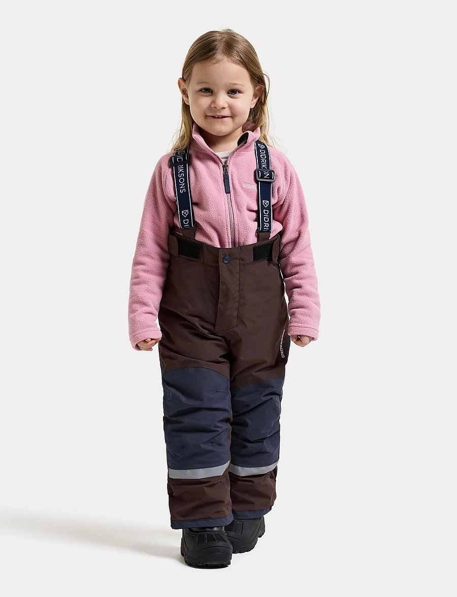 Didriksons - Idre Kids' Pants - suusapüksid - shadow brown - 0