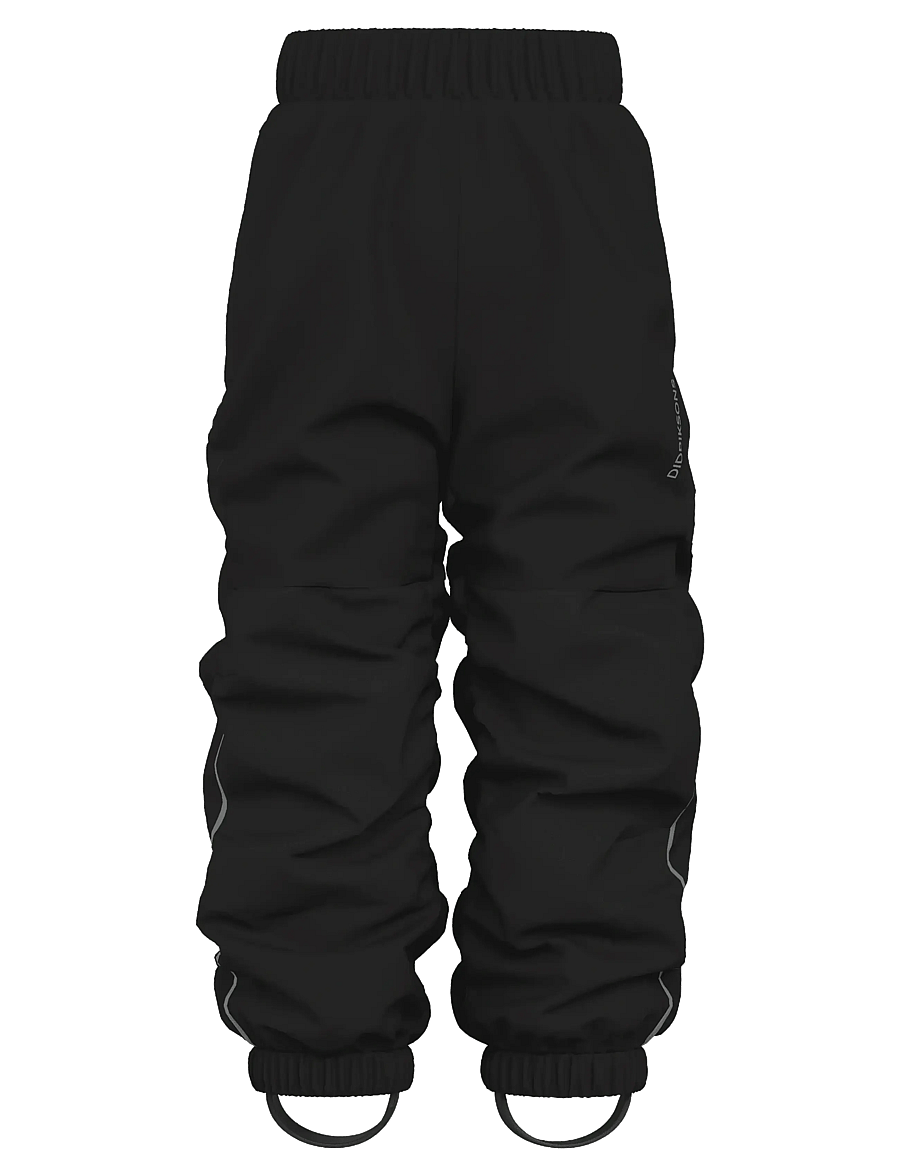 Didriksons - Narvi Kids' Pants - shell- & regnbukser - black - 1