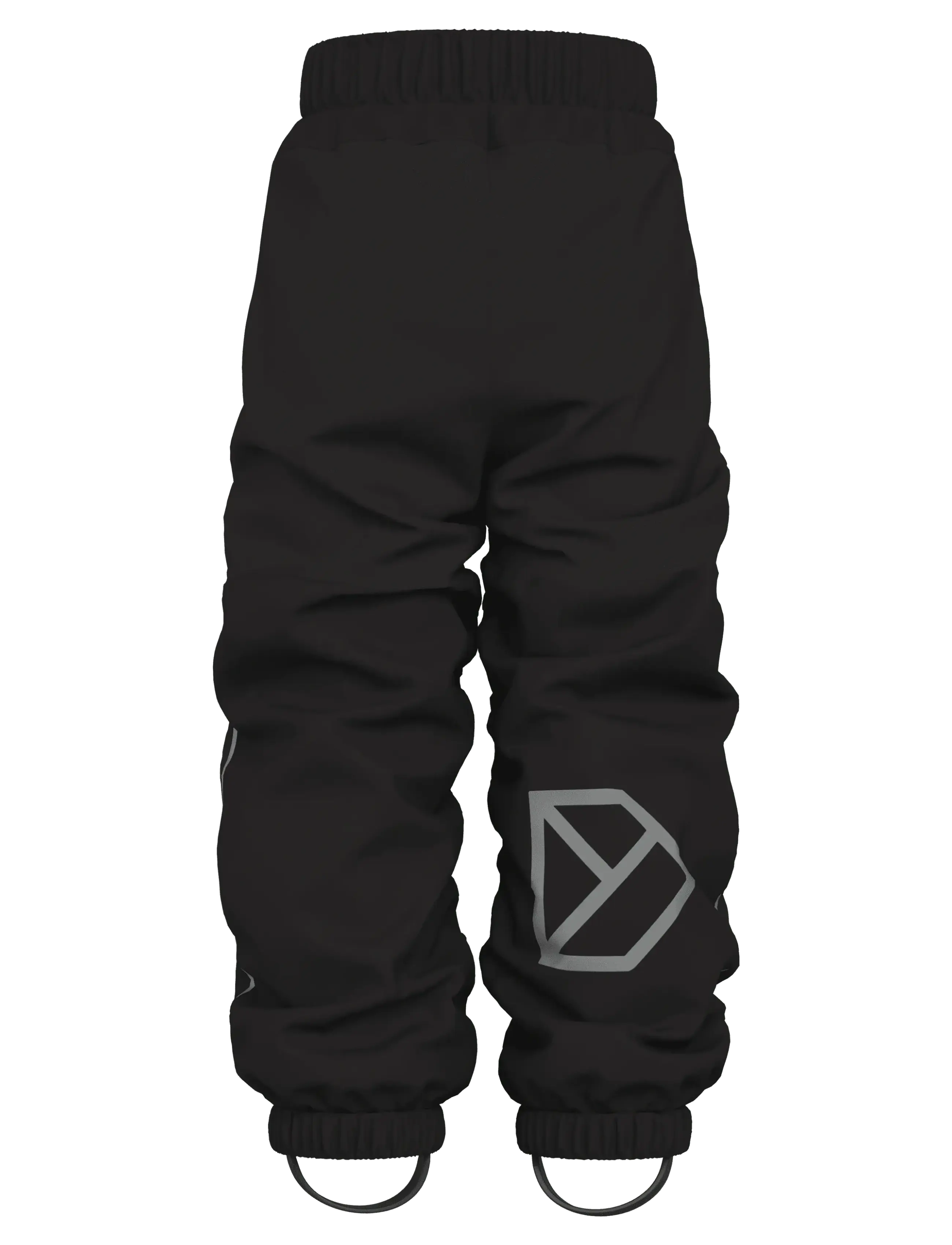 Didriksons - Narvi Kids' Pants - shell- & regnbukser - black - 2