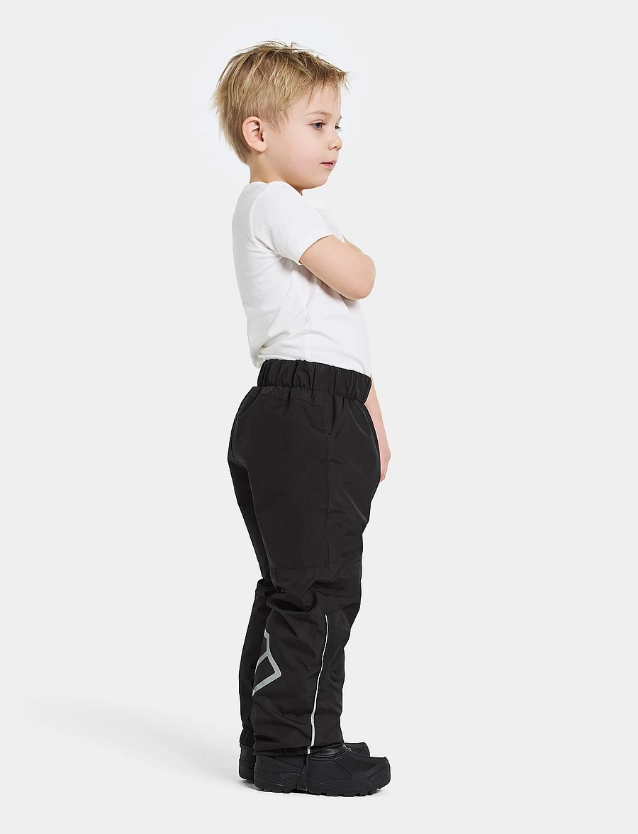 Didriksons - Narvi Kids' Pants - shell- & regnbukser - black - 3