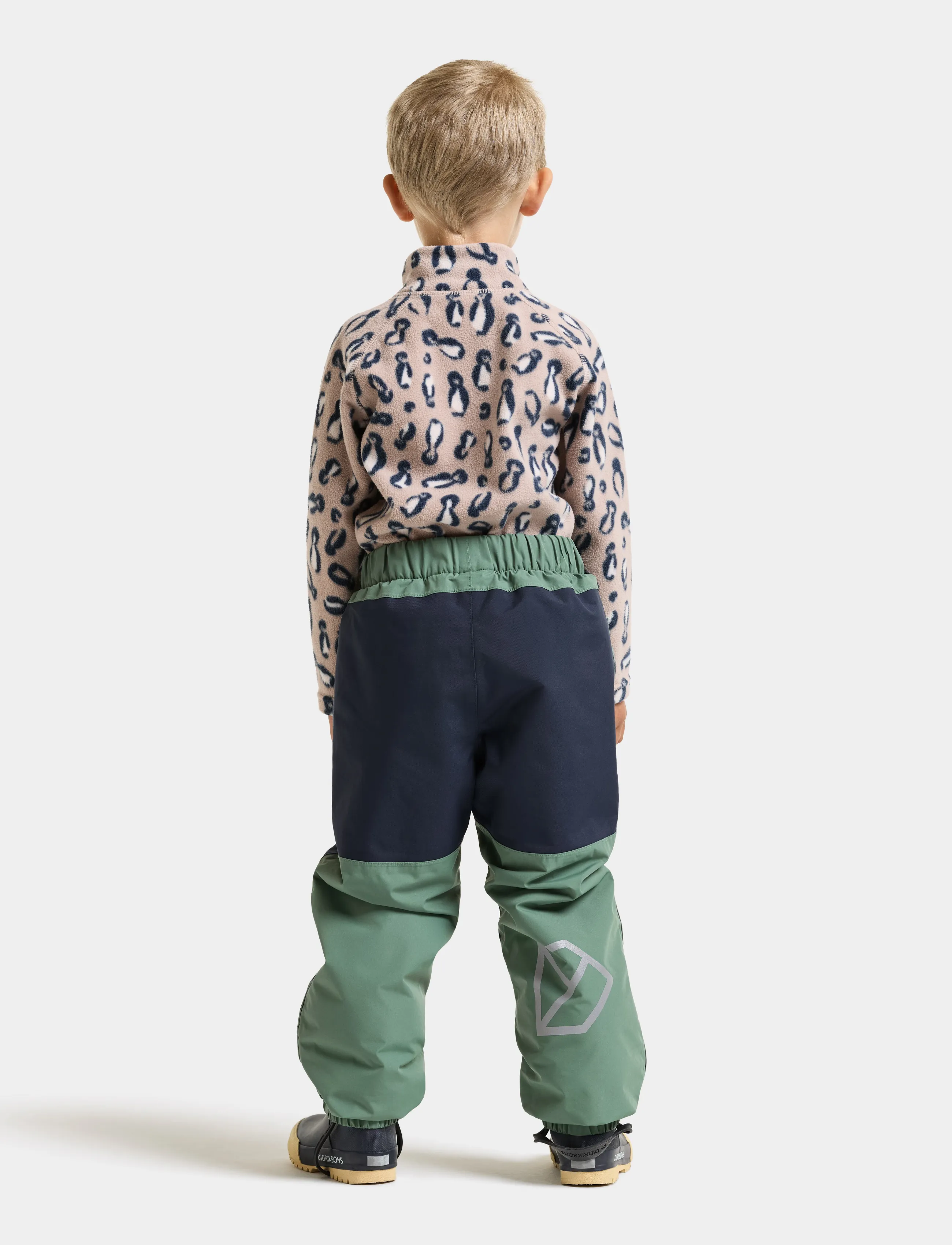 Didriksons - Narvi Kids' Pants - shell- & regnbukser - dark moss - 4