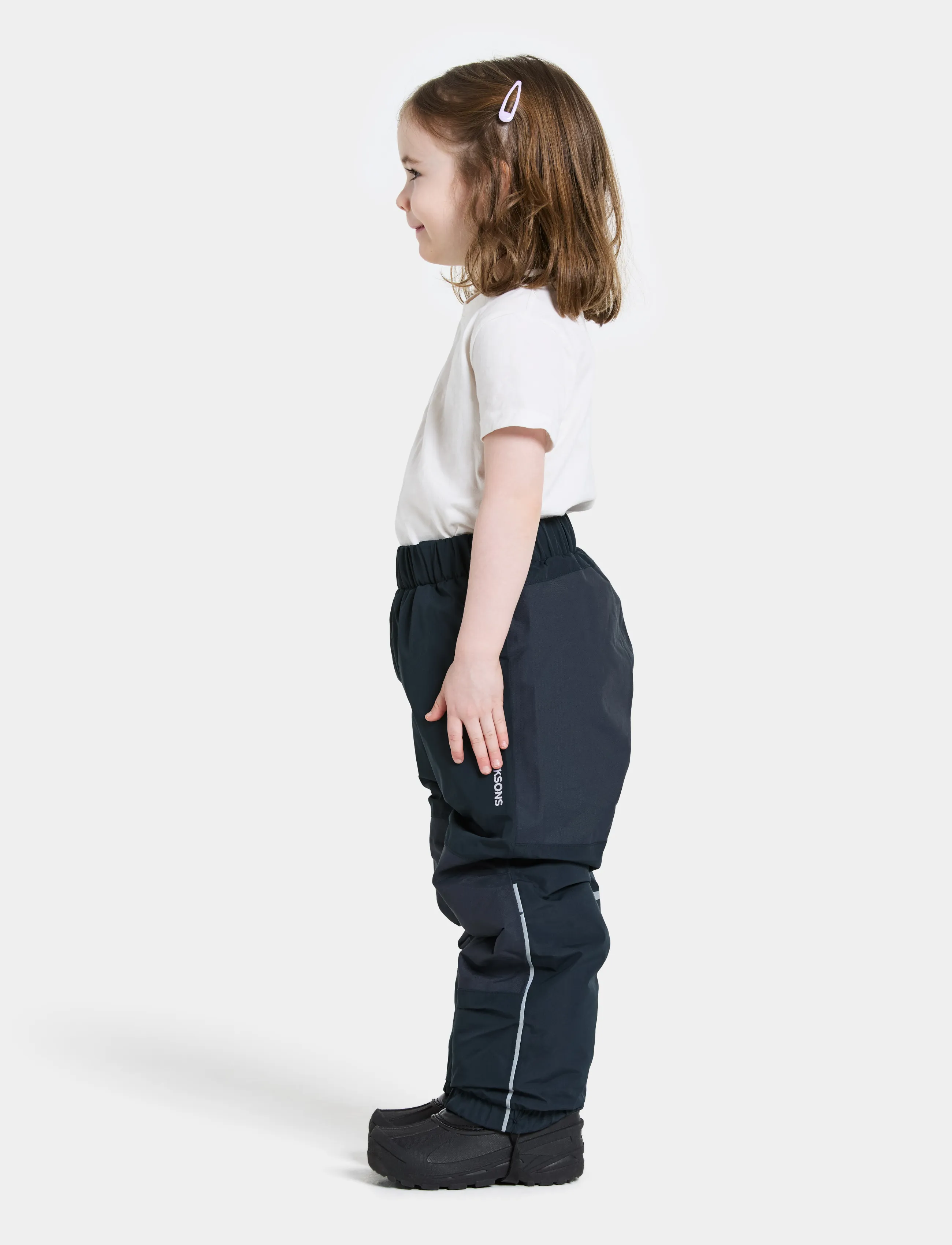 Didriksons - Narvi Kids' Pants - tuule- ja veekindlad püksid - navy - 5
