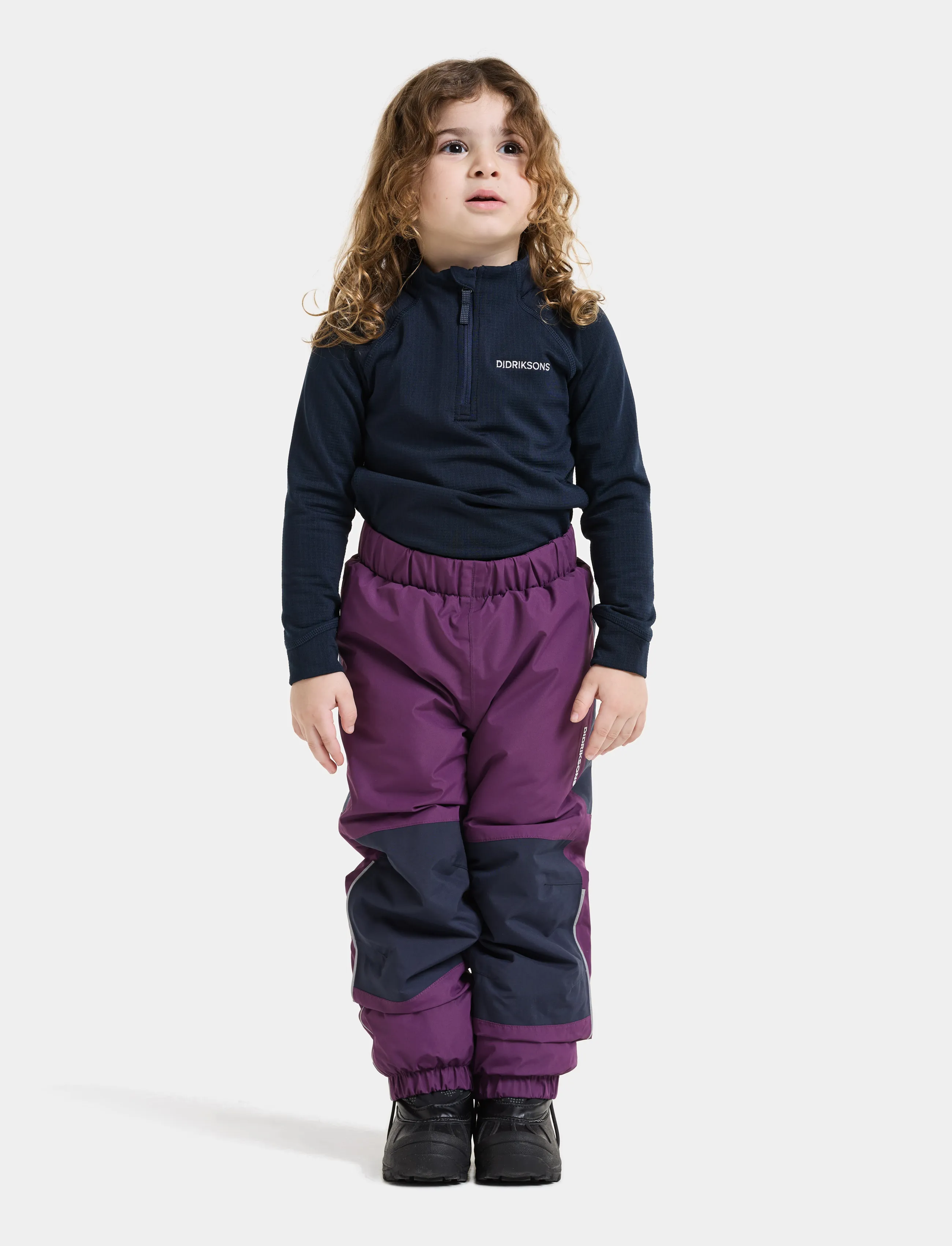 Didriksons - Narvi Kids' Pants - shell- & regenhosen - northen purple - 3