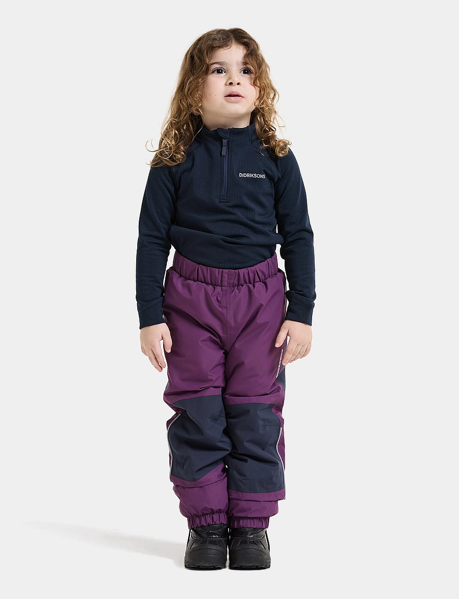 Didriksons - Narvi Kids' Pants - shell- & regenhosen - northen purple - 3