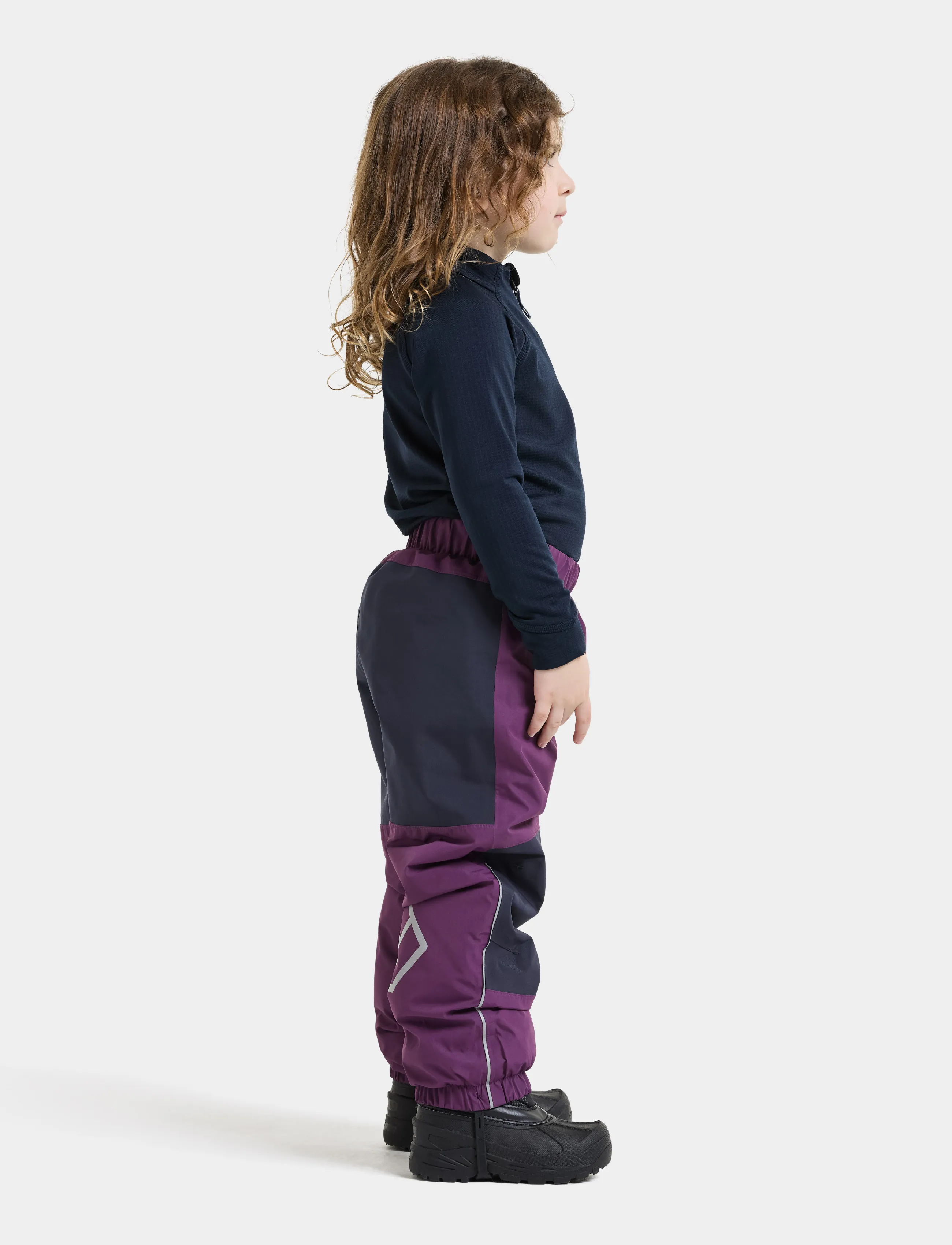 Didriksons - Narvi Kids' Pants - shell- & regenhosen - northen purple - 4