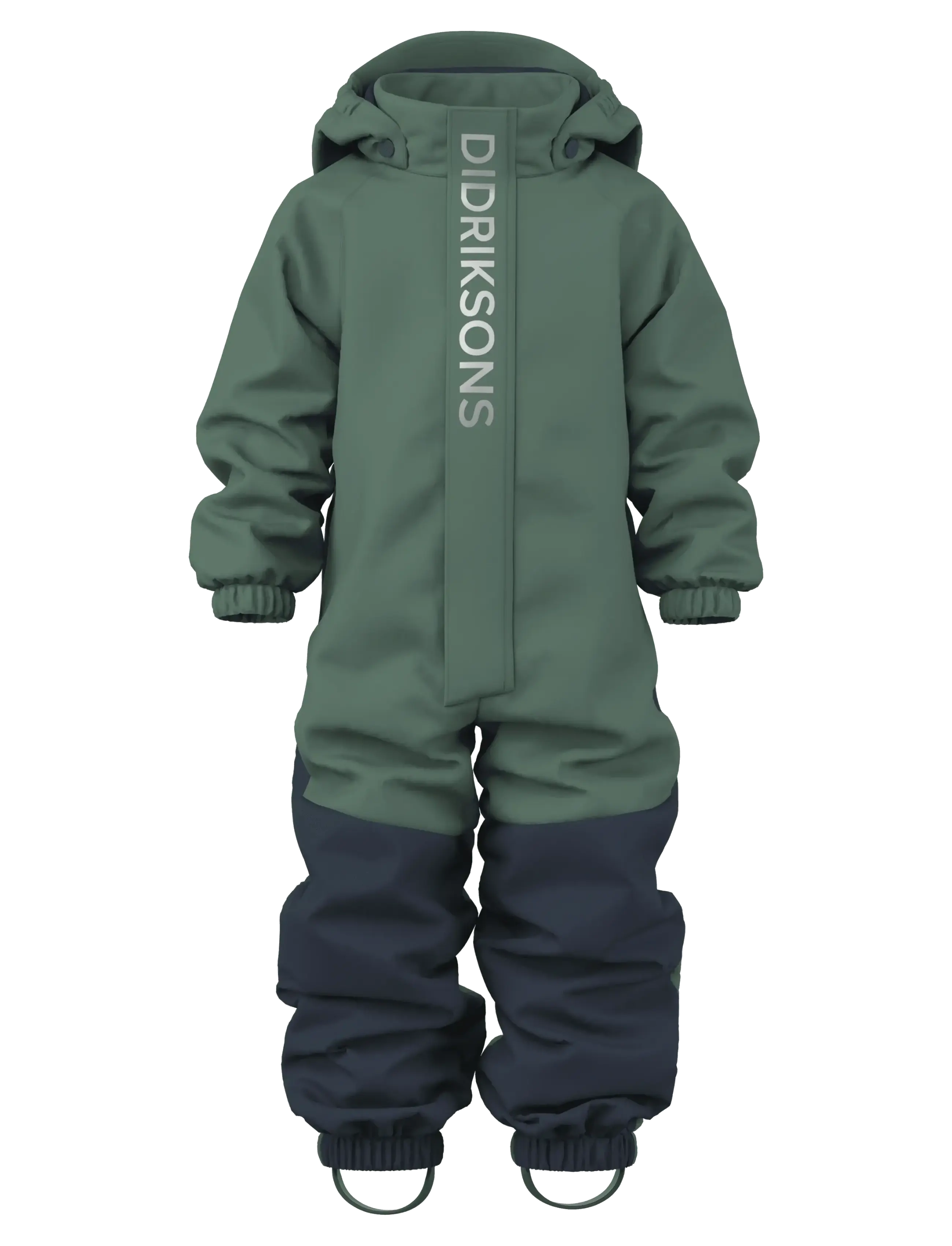 Didriksons Talvi Kids' Coverall - Kombinezoni - DARK MOSS / khaki/green