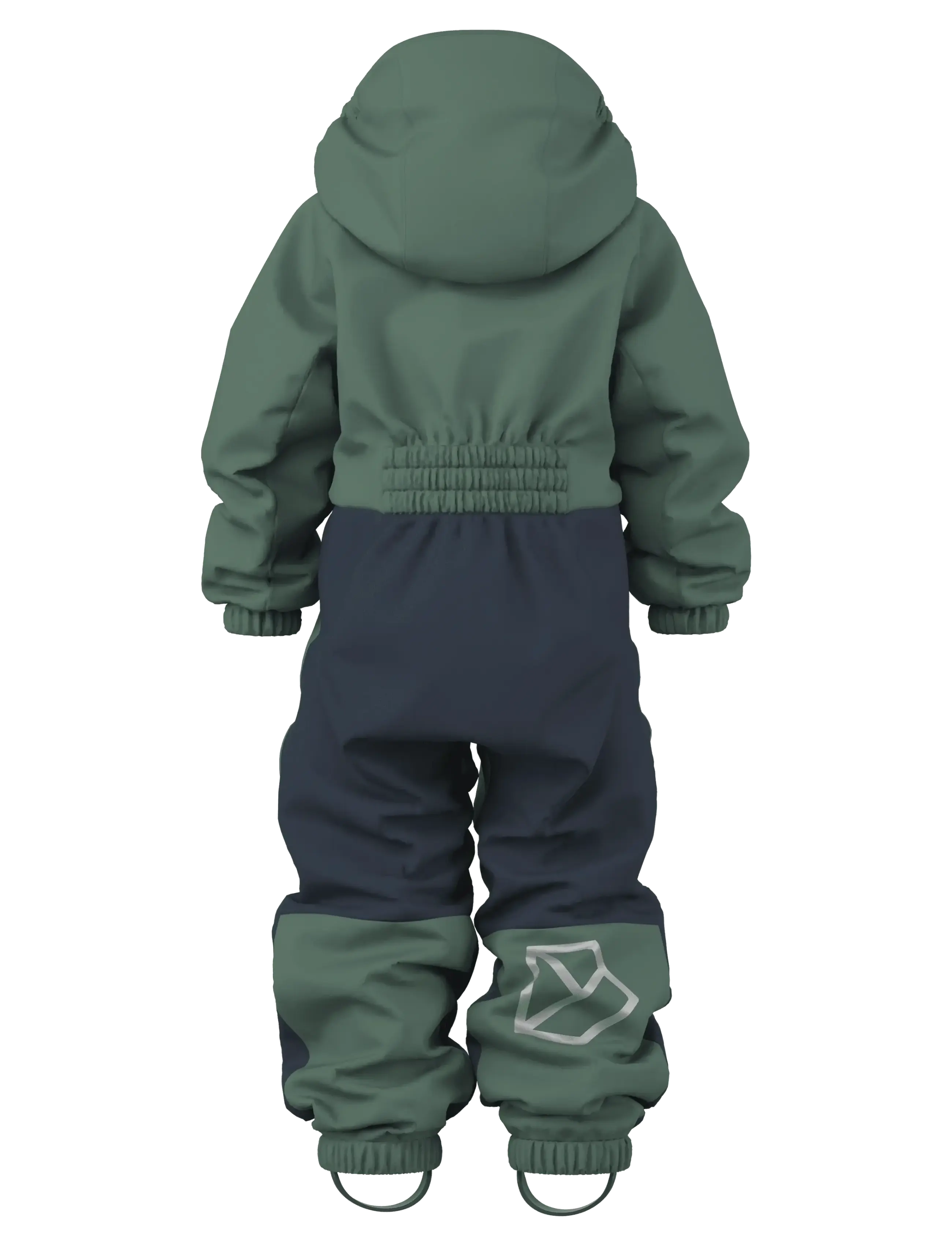 Didriksons - Talvi Kids' Coverall - outerwear - dark moss - 2