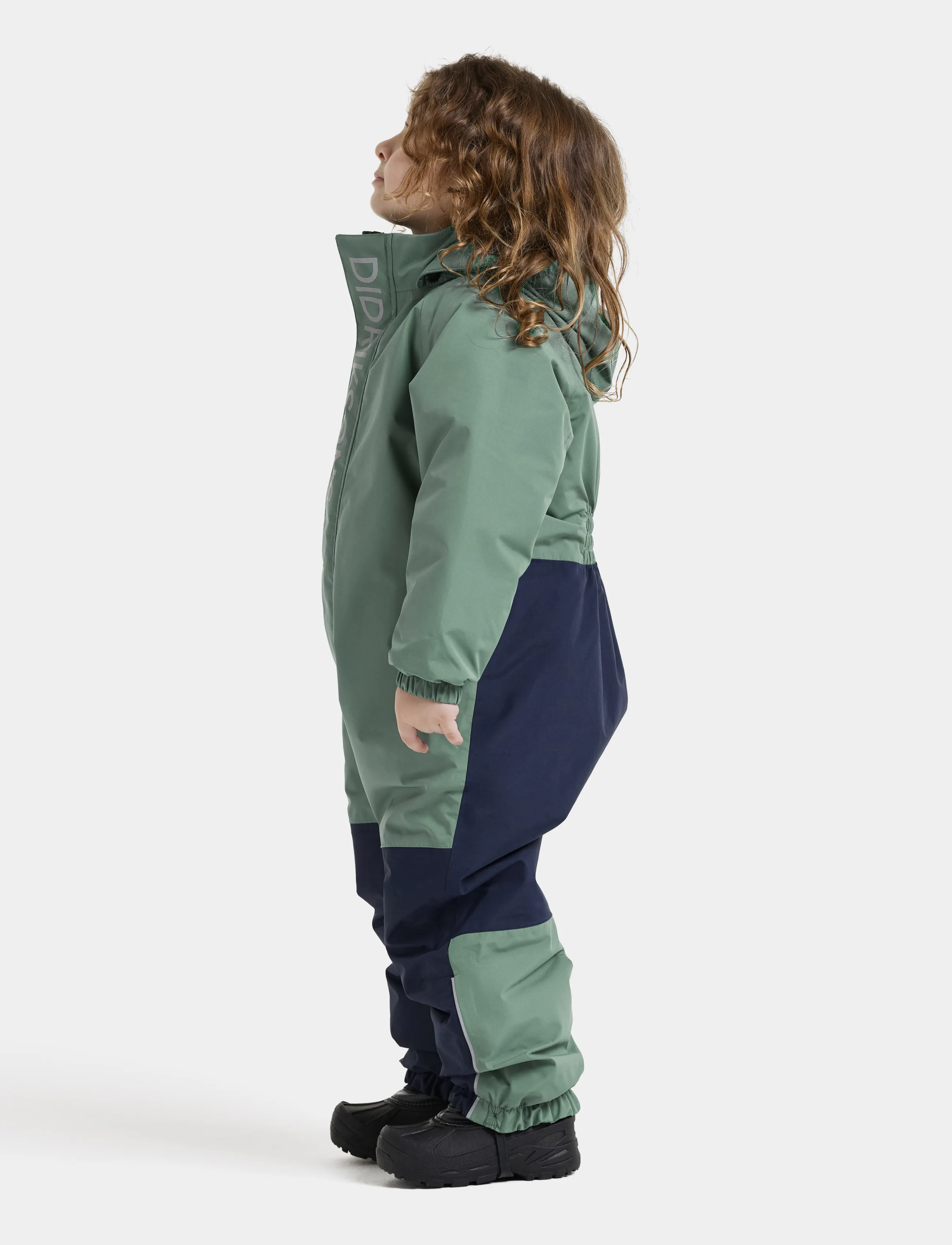 Didriksons Talvi Kids' Coverall - Didriksons - DARK MOSS / khaki/green