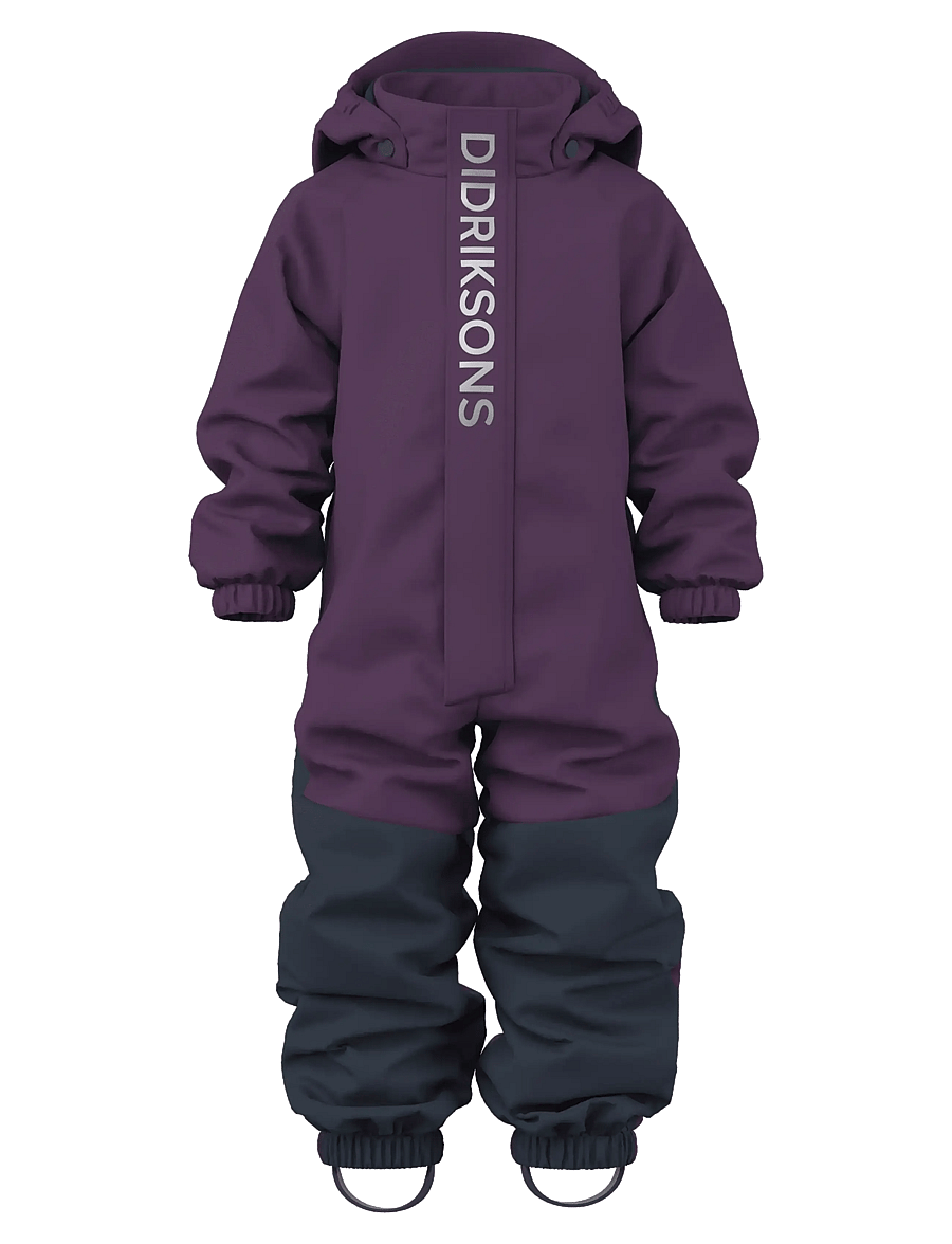 Didriksons - Talvi Kids' Coverall - outerwear - northen purple - 1