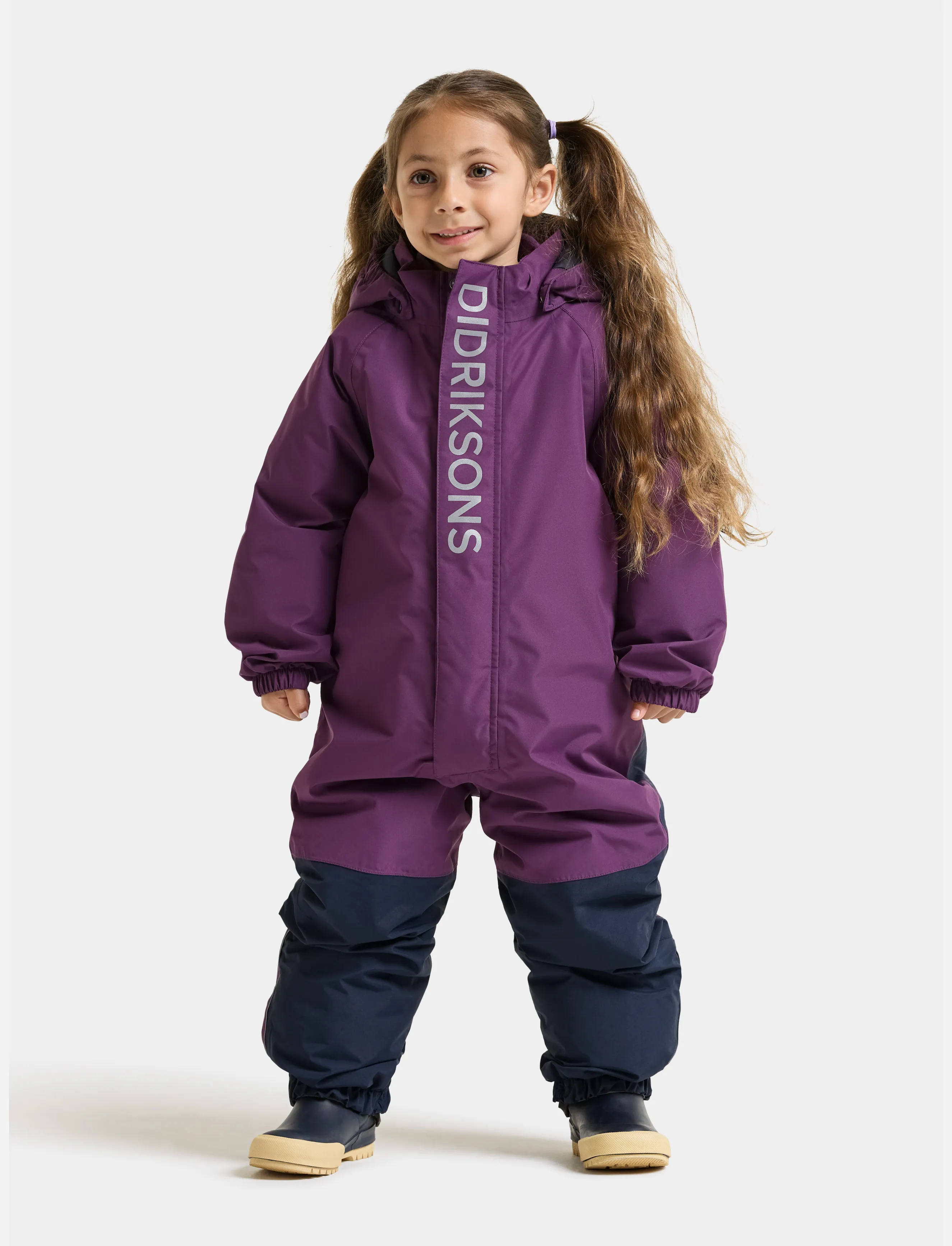 Didriksons Talvi Kids' Coverall - Didriksons - NORTHEN PURPLE / purple