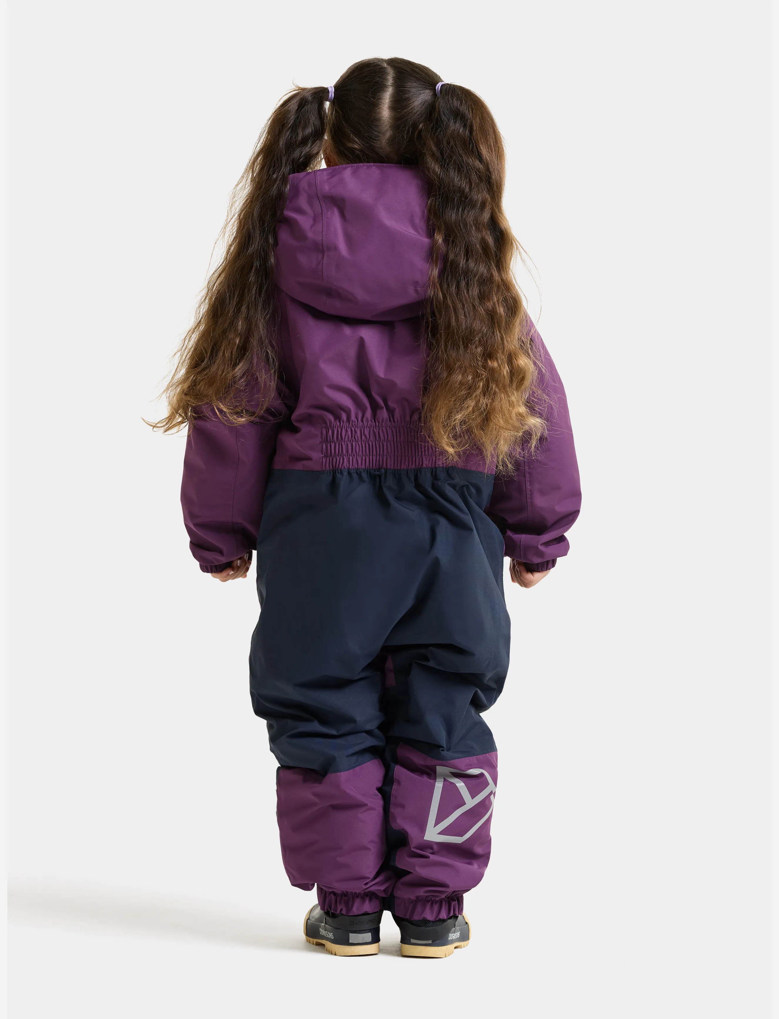 Didriksons - Talvi Kids' Coverall - outerwear - northen purple - 4