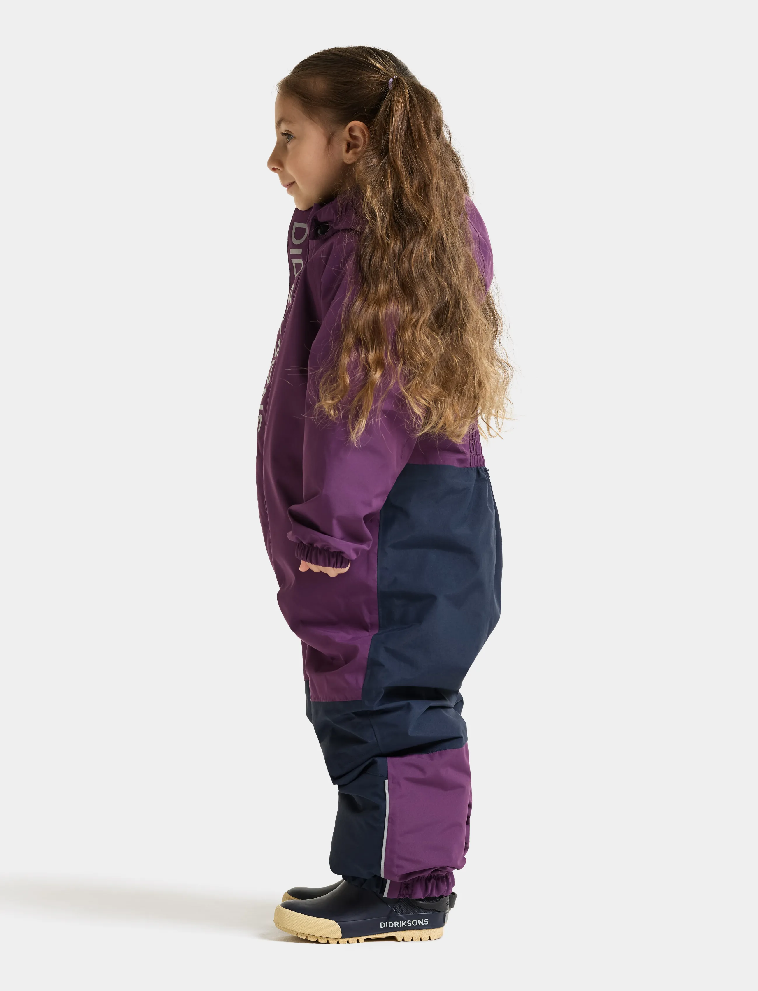 Didriksons - Talvi Kids' Coverall - outerwear - northen purple - 5