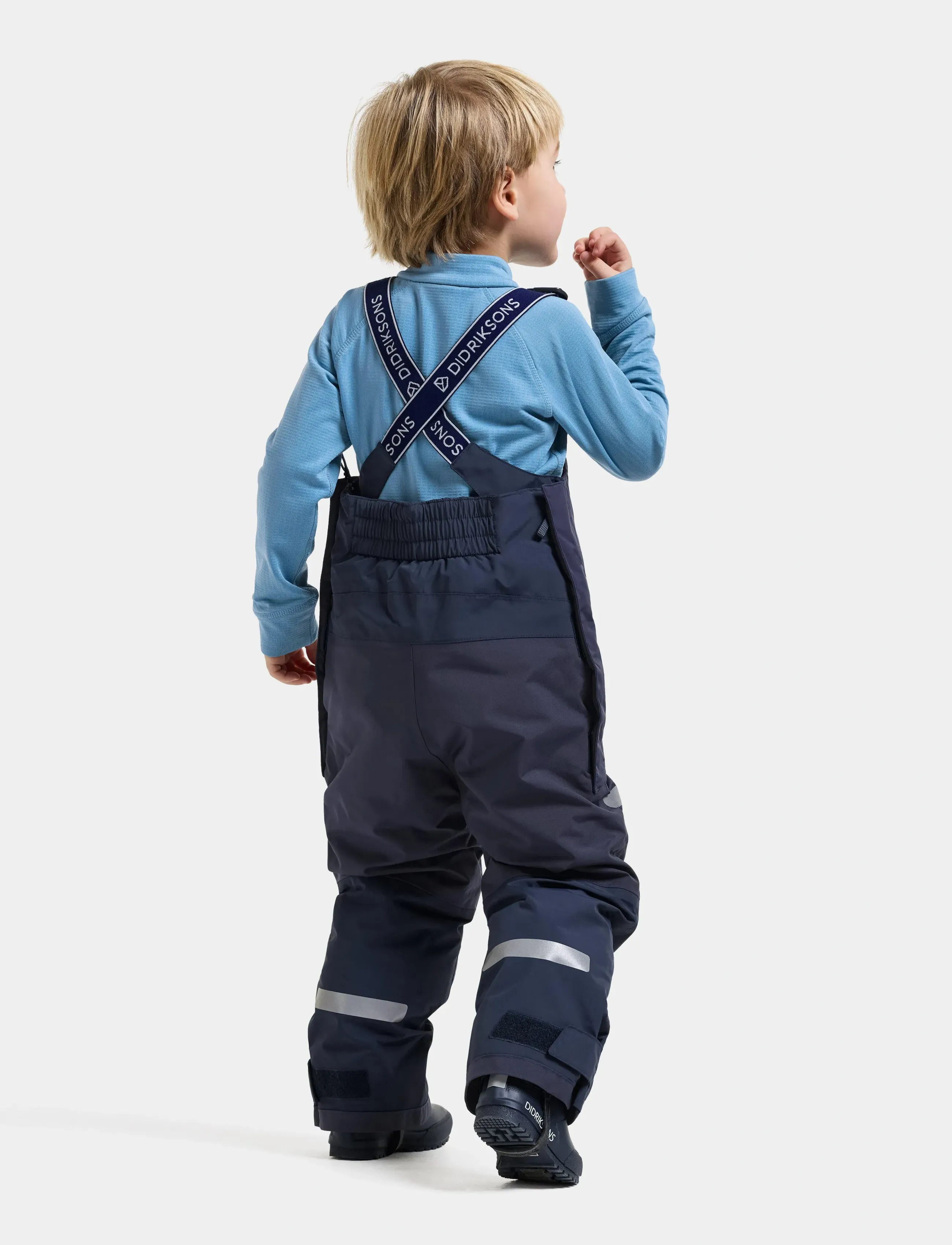 Didriksons - Bjärven Kids' Bib Pants - navy - 3