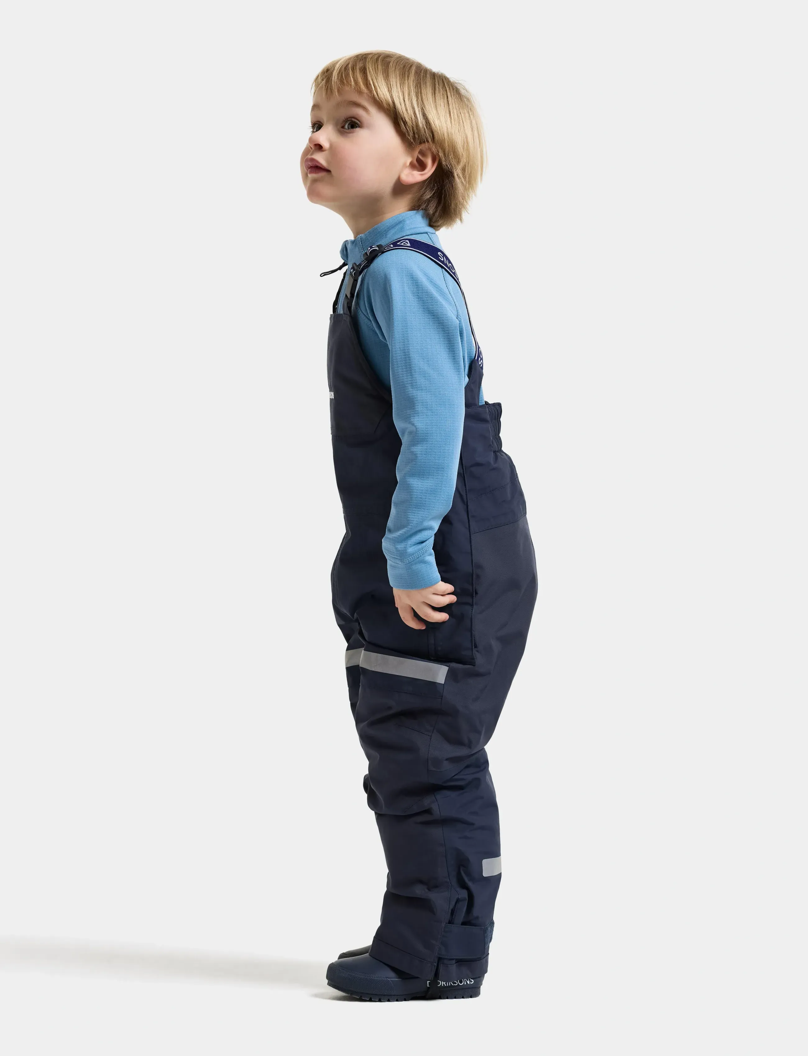 Didriksons - Bjärven Kids' Bib Pants - navy - 5
