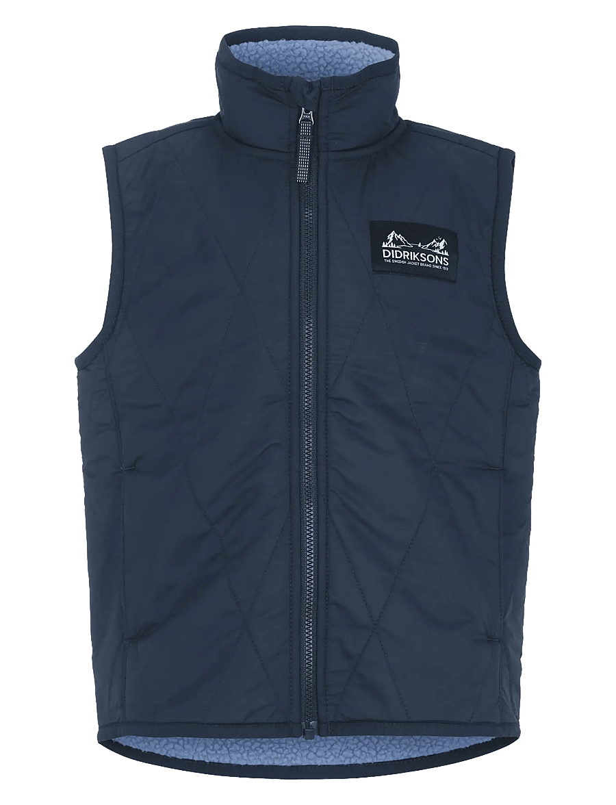 Didriksons - Rime Kids' Vest - outdoor - navy - 1