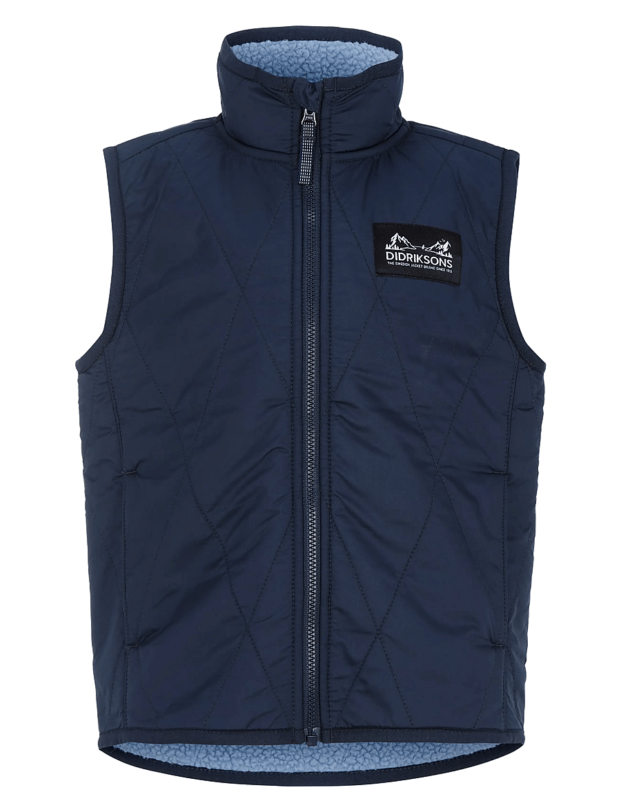 Didriksons - Rime Kids' Vest - outdoor - navy - 3