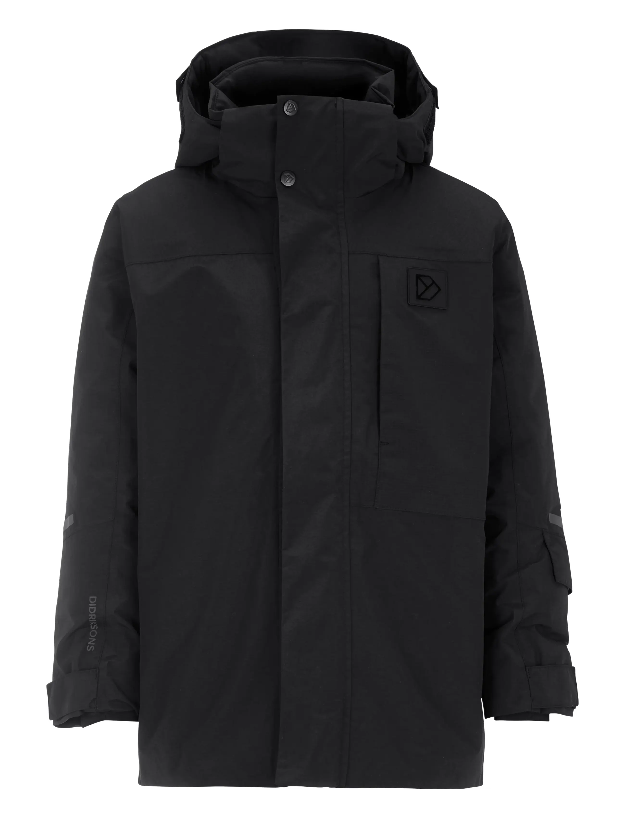 DIDRIKSONS Gabbro Kinder' Jacke Schwarz - 122 - Kinder