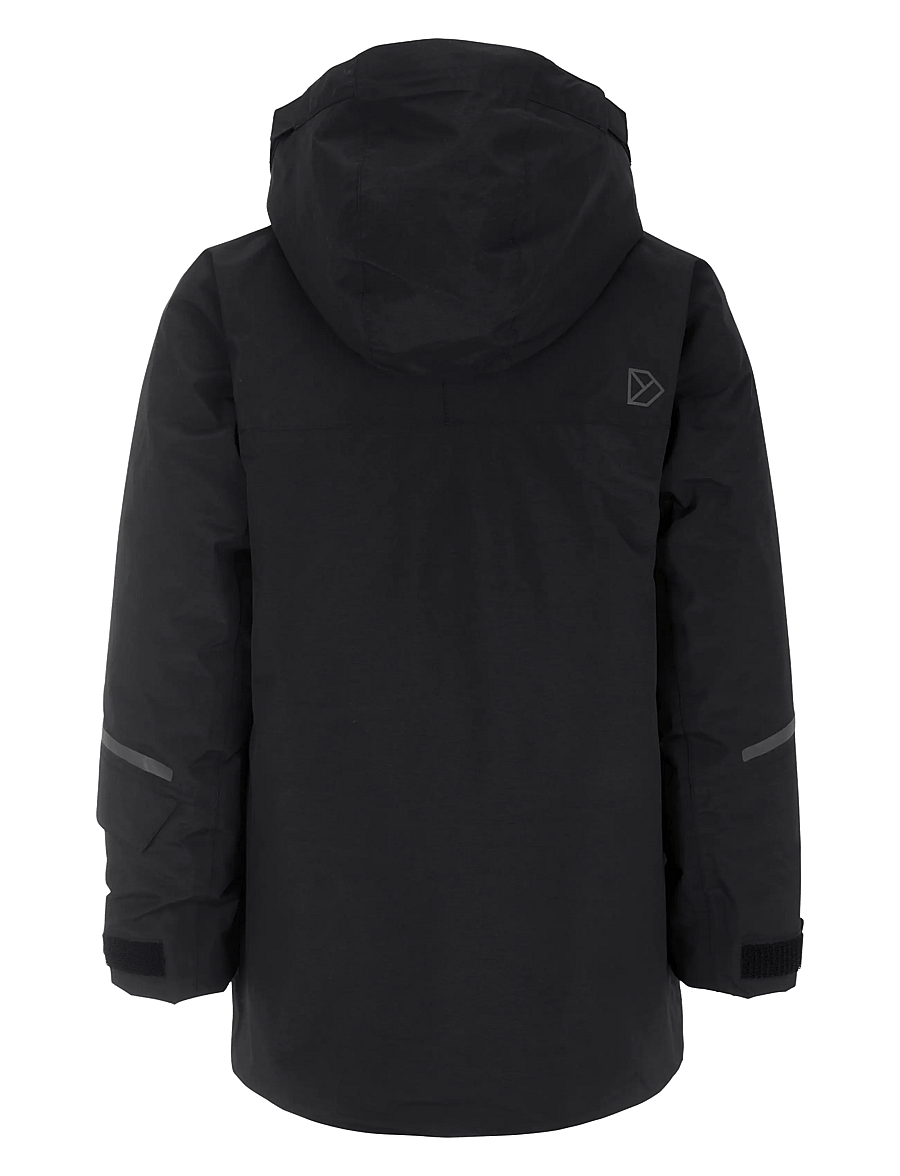 Didriksons - Gabbro Kids' Jacket - soojad ja polsterdatud - black - 1