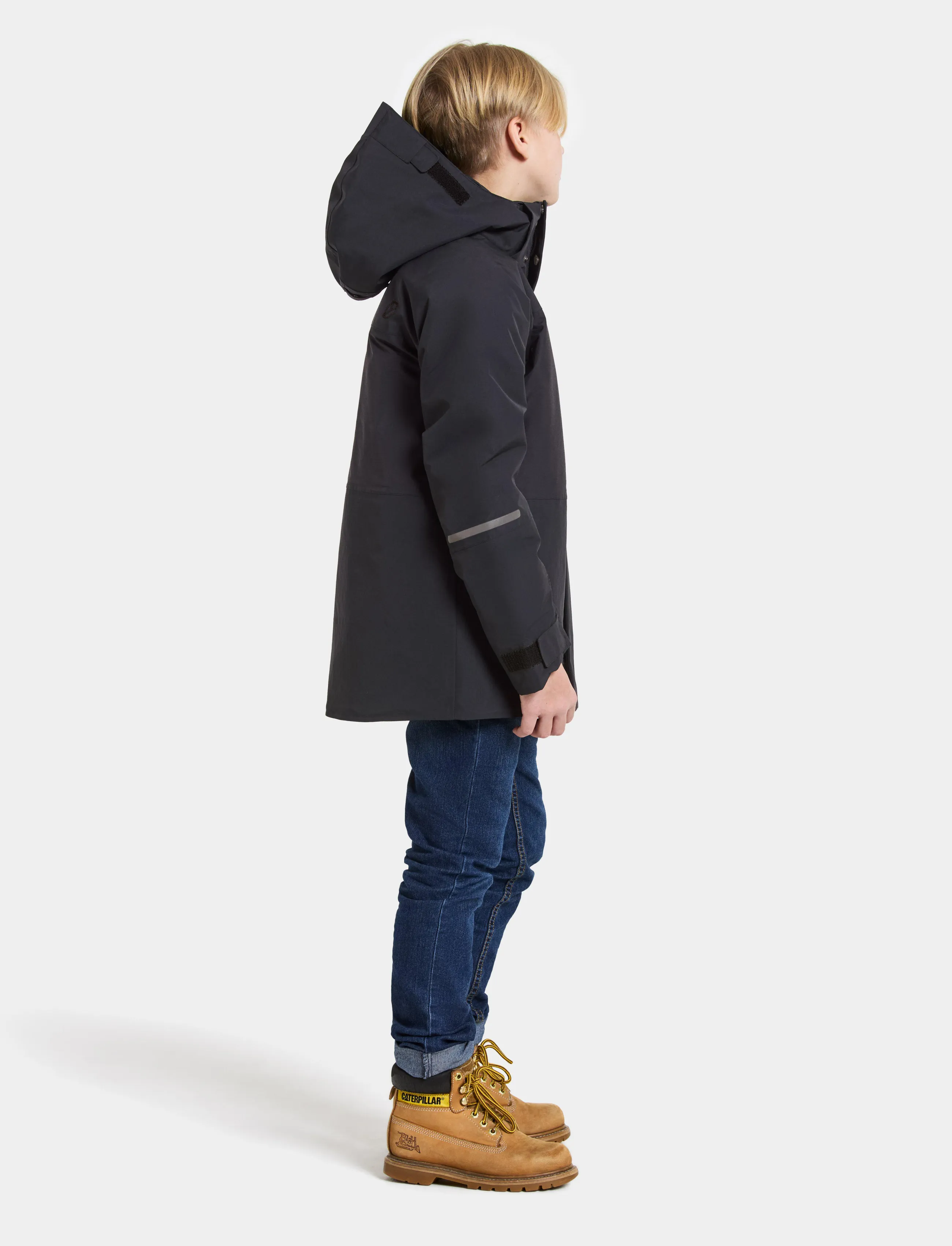 Didriksons - Gabbro Kids' Jacket - jacken & mäntel - black - 5