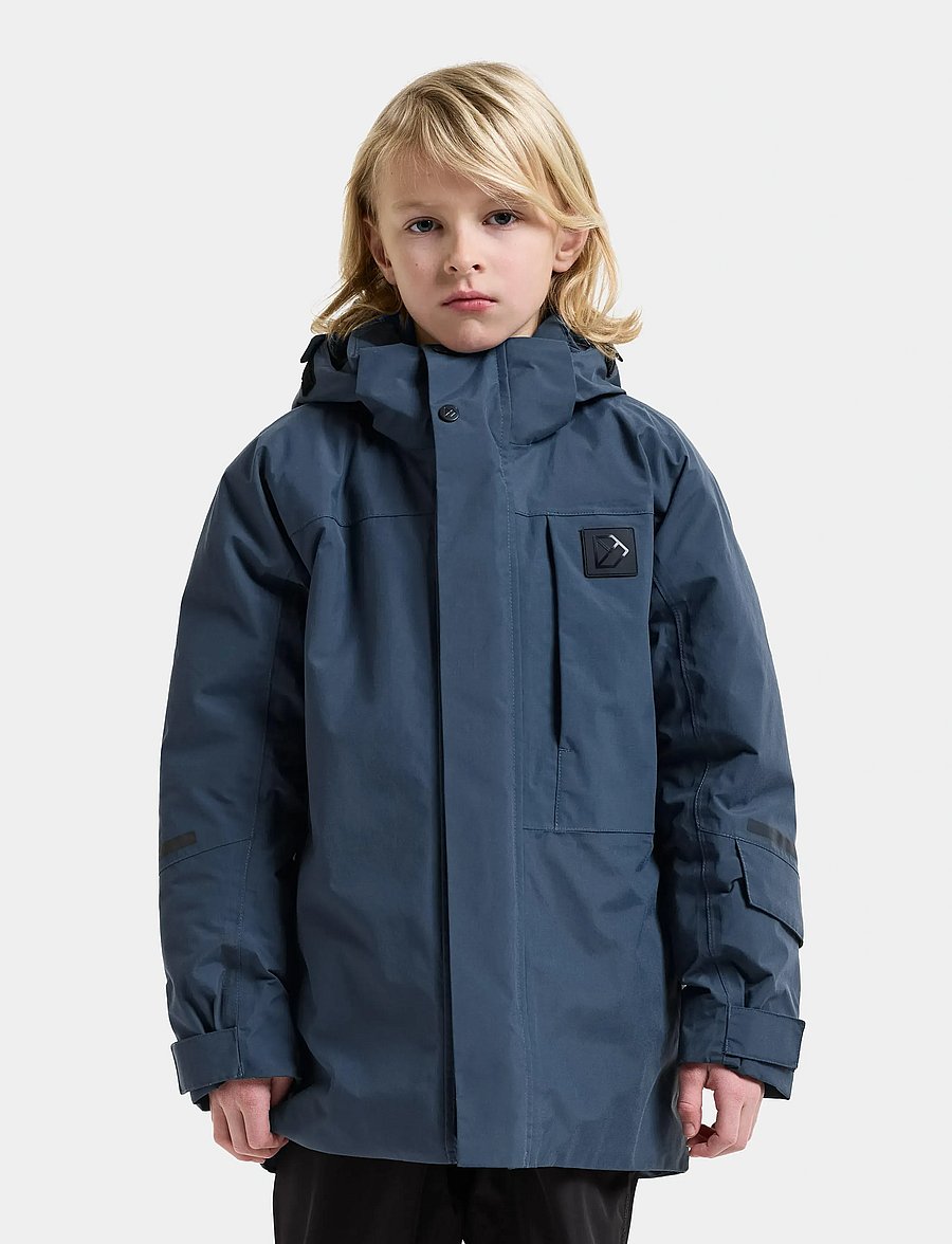 Didriksons - Gabbro Kids' Jacket - isolierte jacken - mountain blue - 0